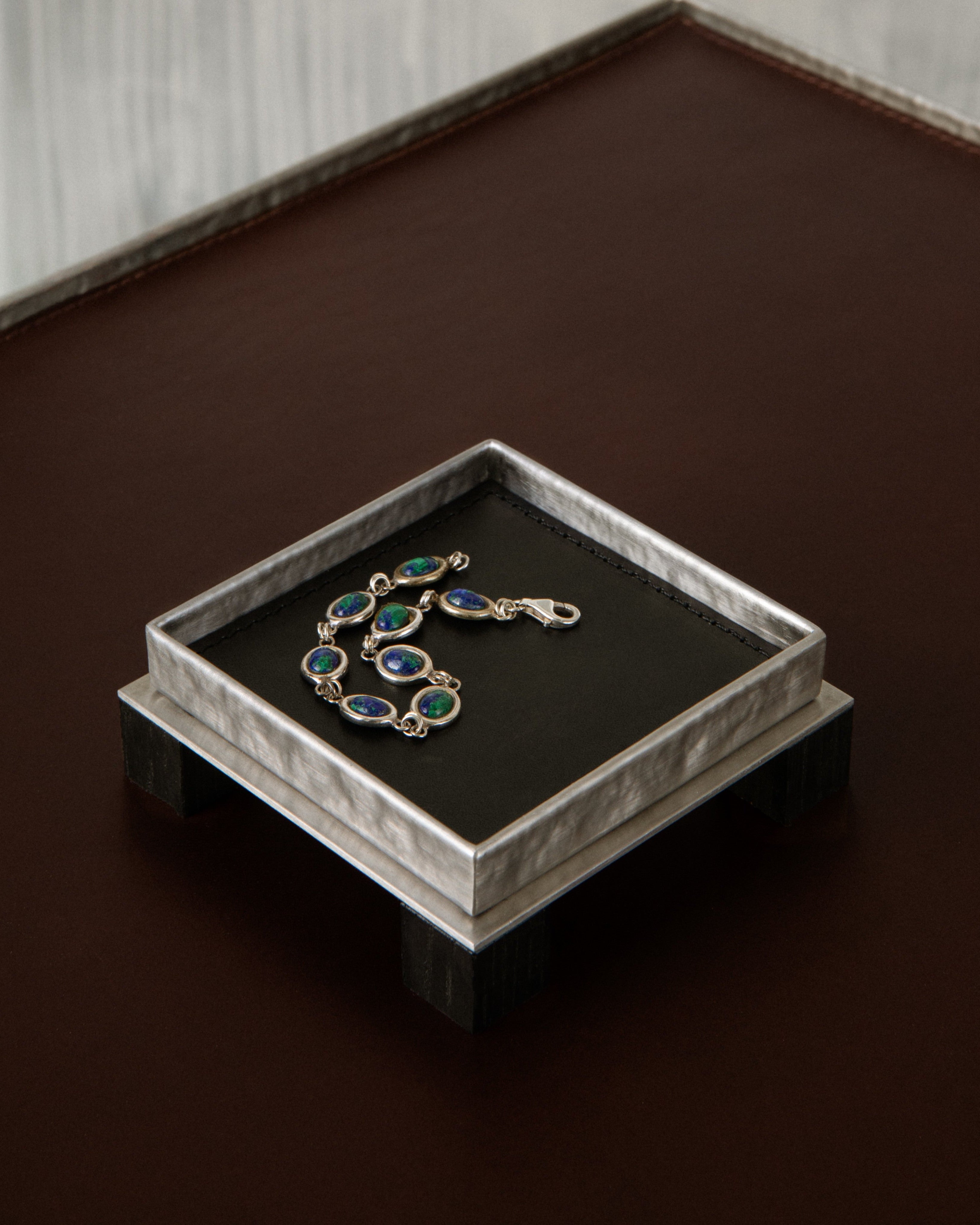 Plateau en cuir YUMA S