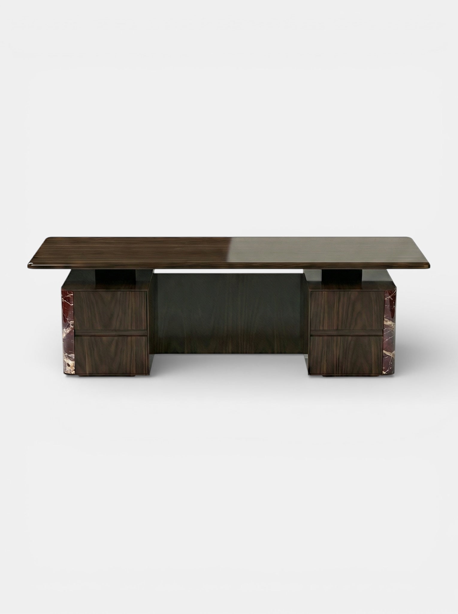 Holly Rosso Levanto And Wood Desk — close-up