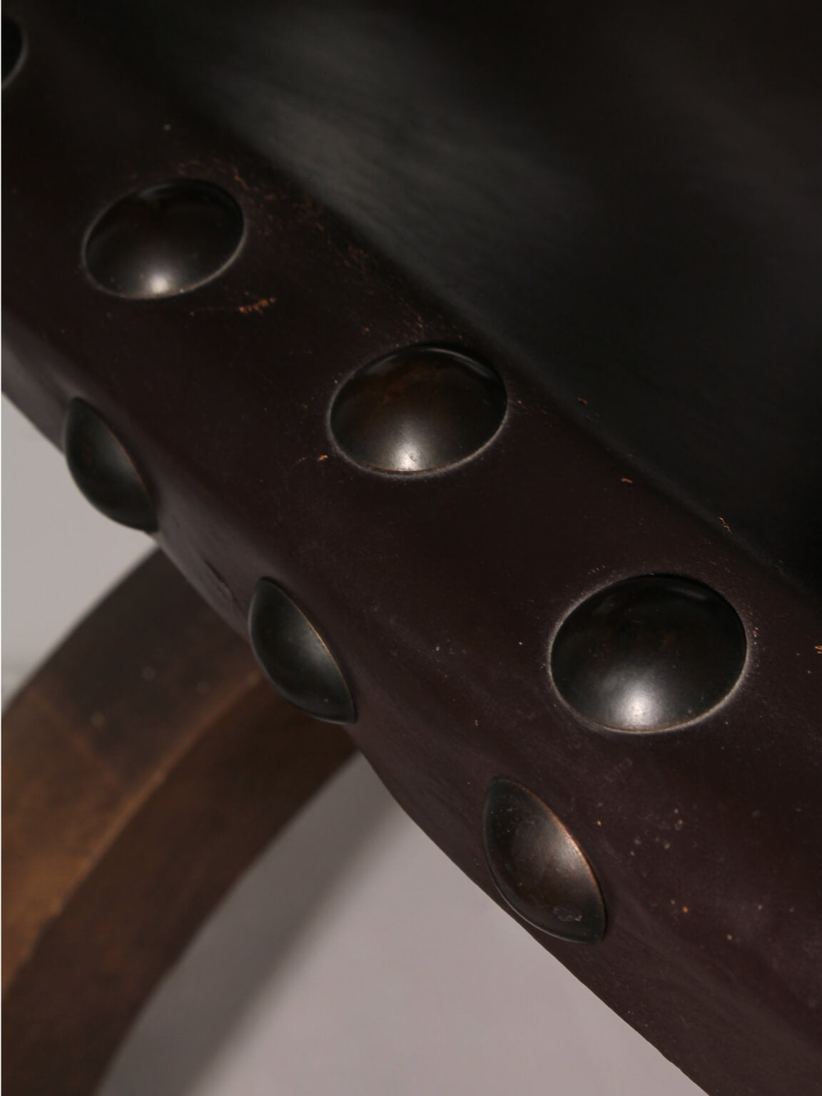 Renaissance Revival Dante Oak Chair, 1850s, Sweden — close-up