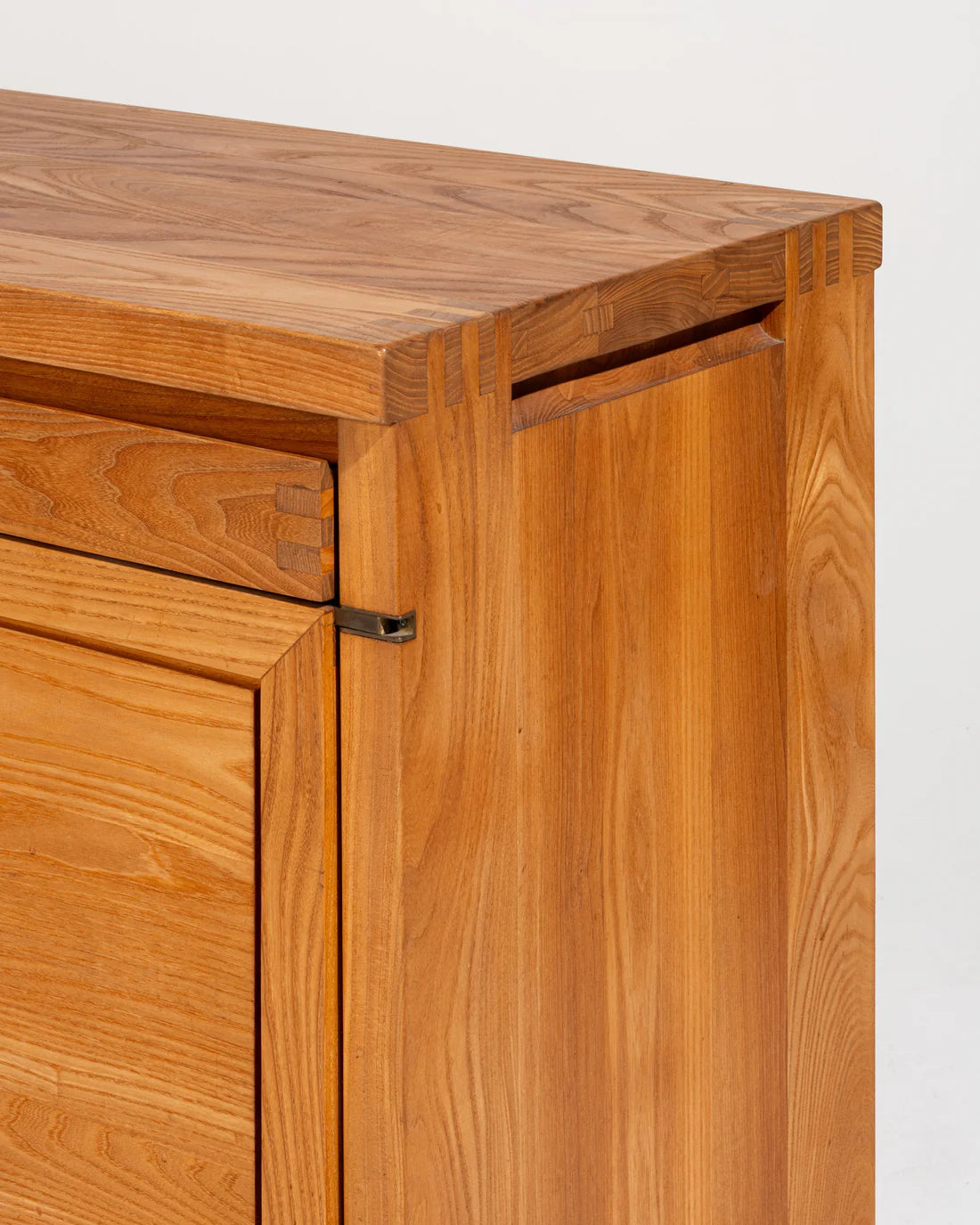 Pierre Chapo R08 Sideboard in Solid Elm Wood, France 1960s