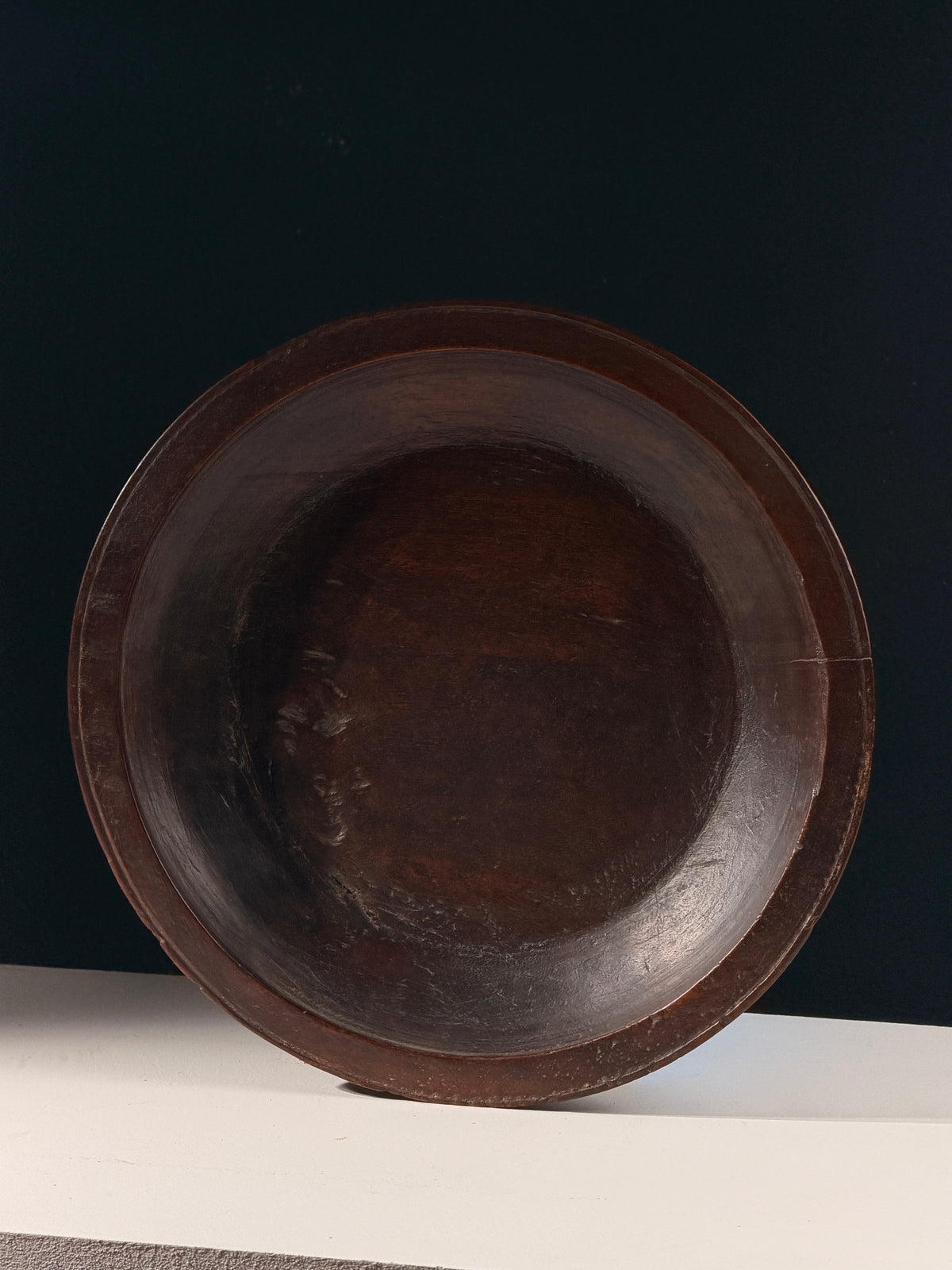 Large Monoxyle Walnut Plate, France, Early 20th Century by Figuresdesign | The Oblist