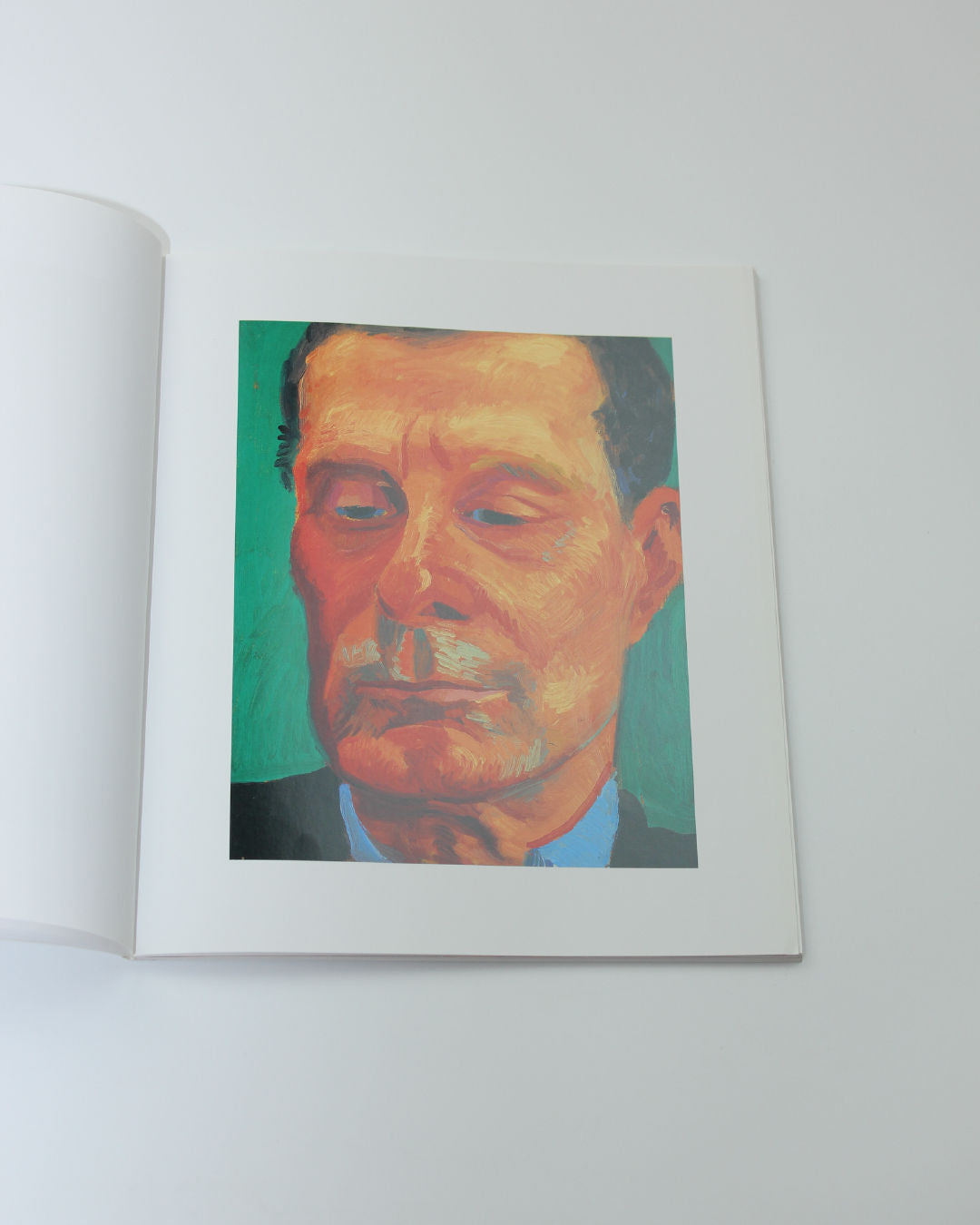 David Hockney: Faces and Spaces Book — back view of open book on white background