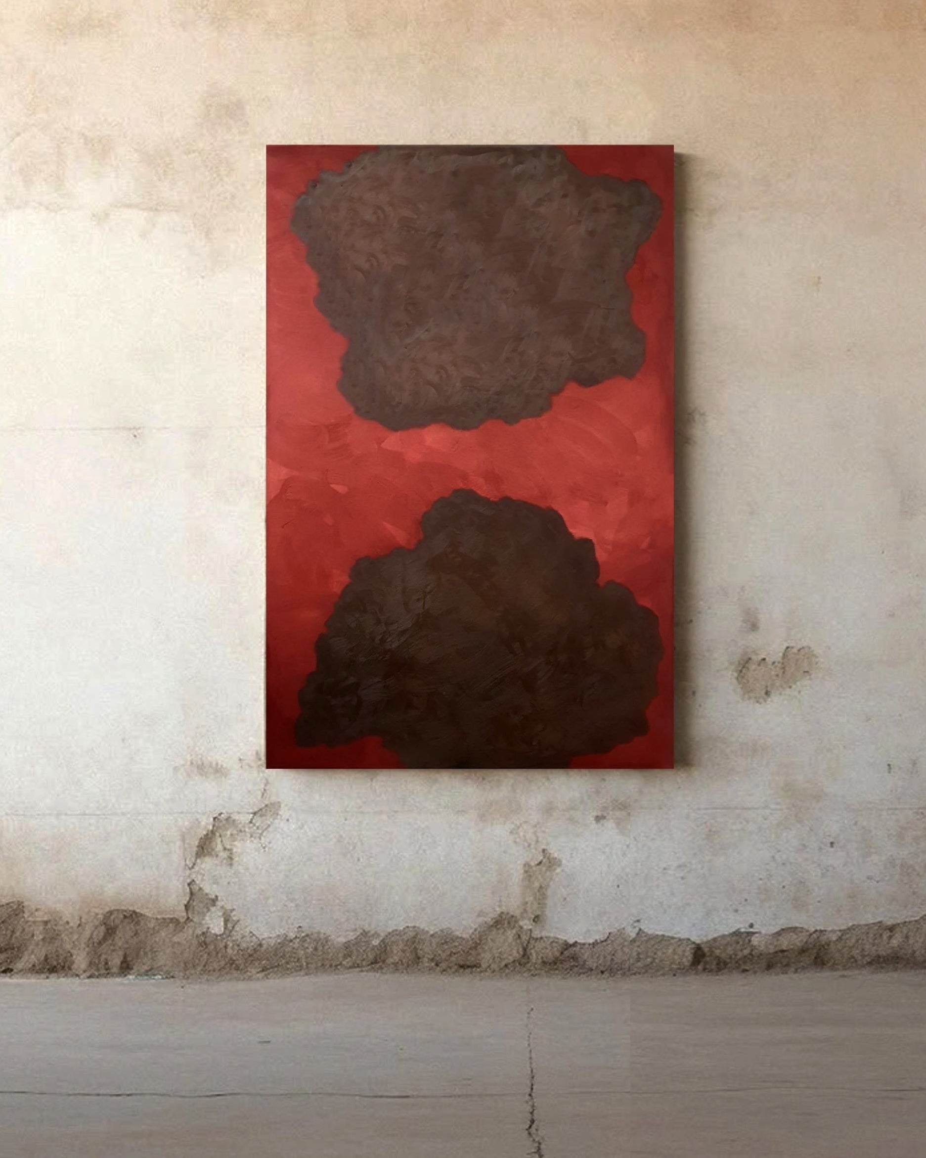 'Baroque red' painting by Yeliza Gevorgyan | The Oblist