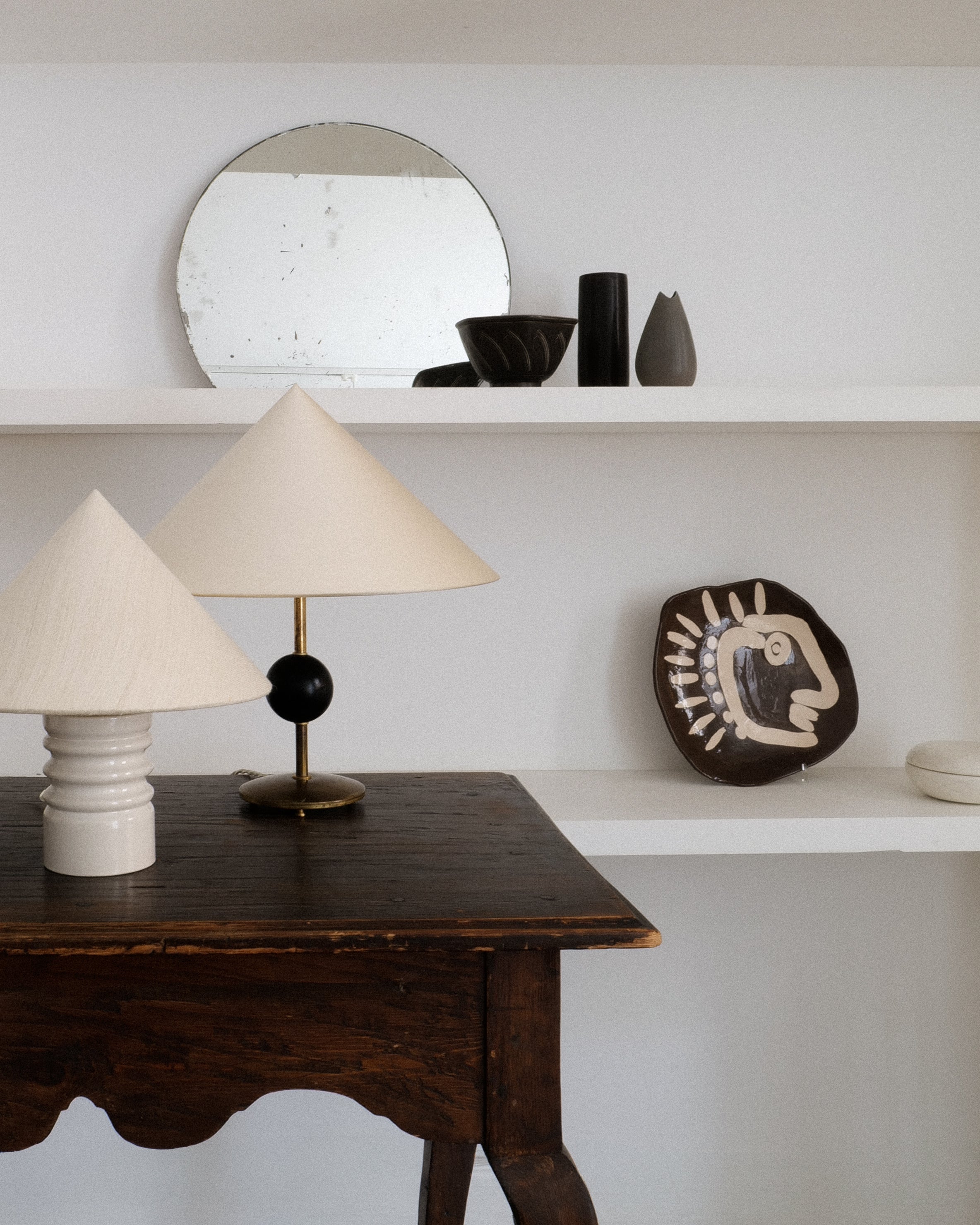 Modernist Ceramic Plate 1950s