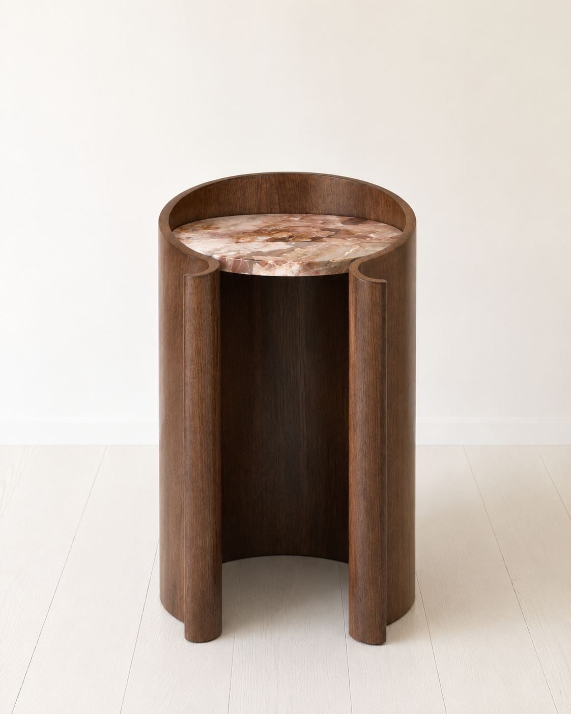 Volute Side Table — side angle