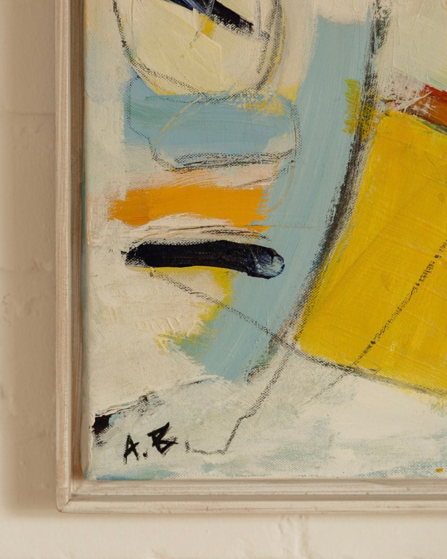 Modern Faces Oil on Canvas — in context
