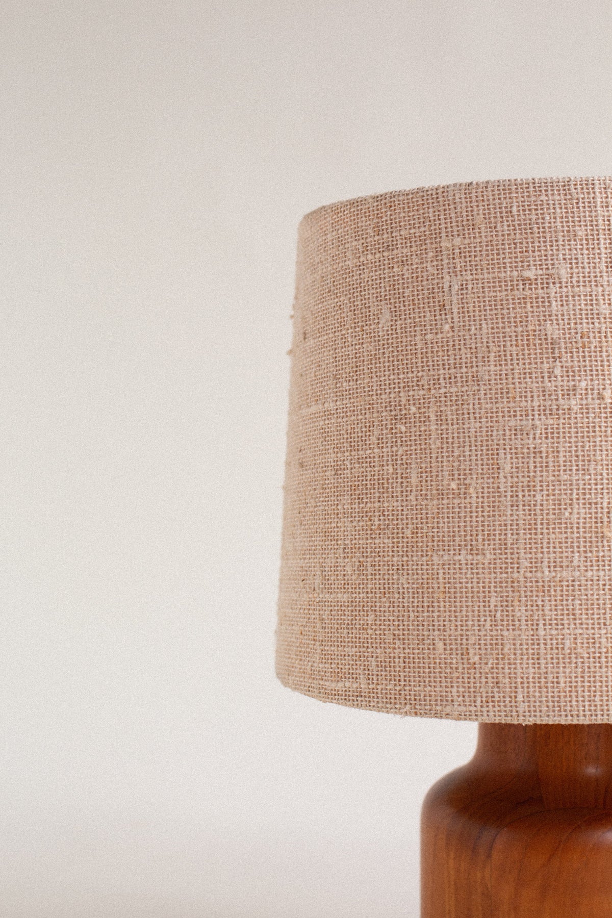 Kirk Copenhagen Teak Table Lamps — detail view