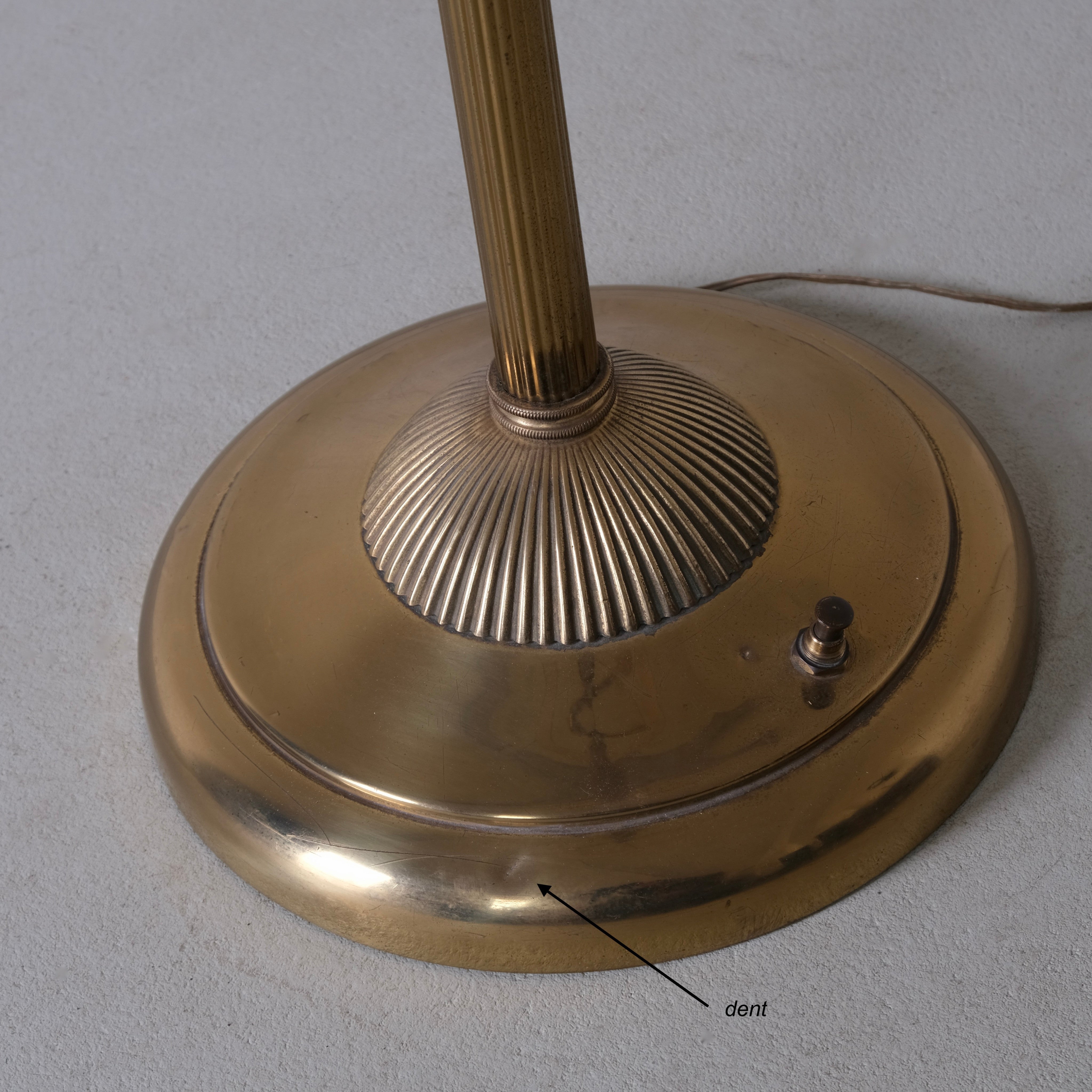 Maison Jansen Neoclassical Brass Floor Lamp | France | 1960s — additional view