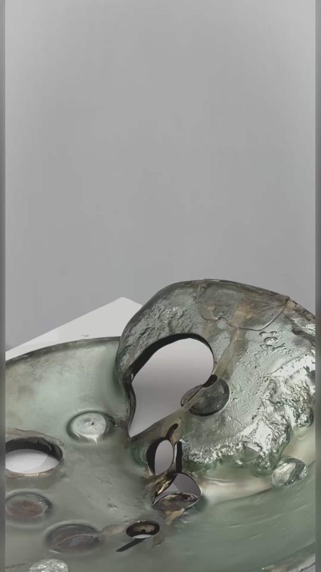 ‘Lunar Fantasies’ Sculptural Glass Centrepiece Diptych — view 9