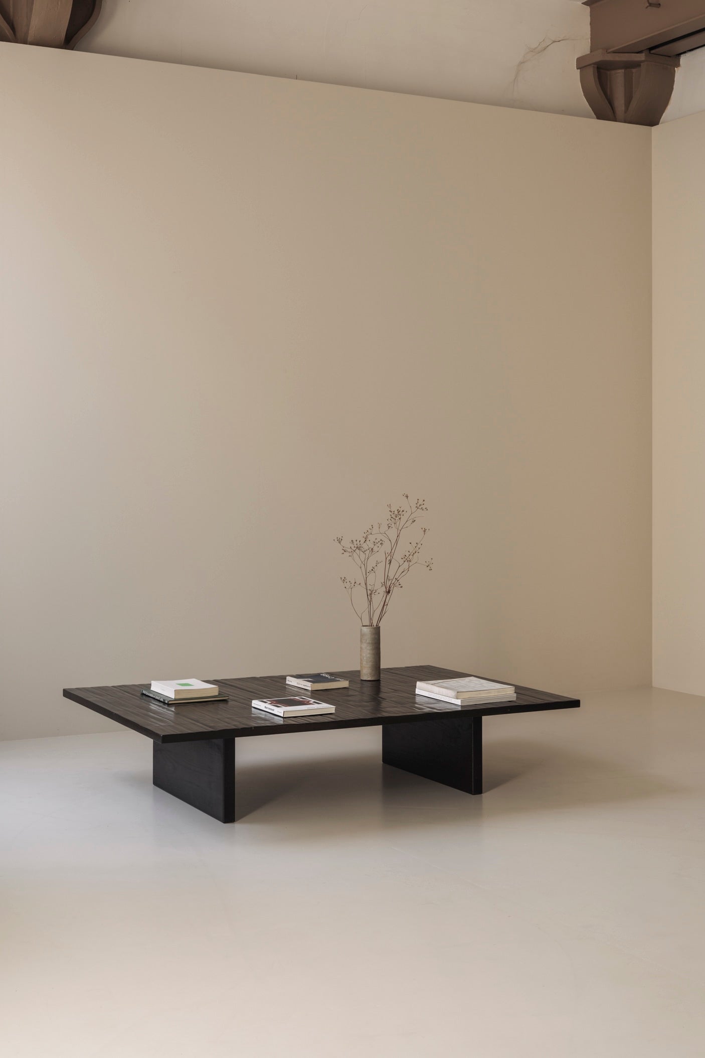Large rectangular bamboo coffee table by Axel Vervoordt, 1980s. — view 10