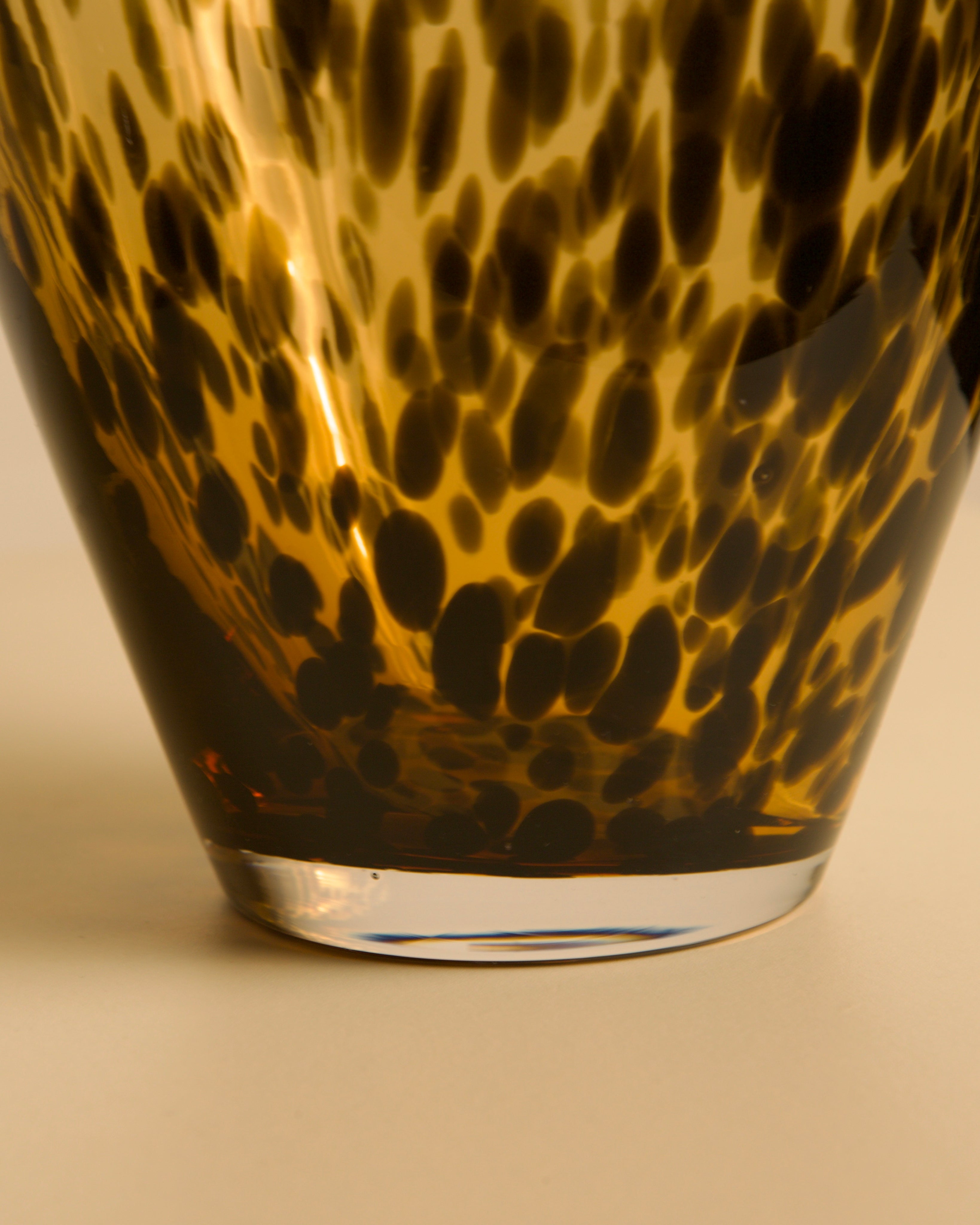 Large "Leopard" Vase in Murano Glass, 1980s