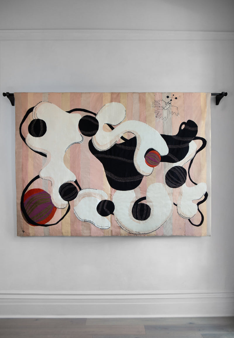 Sky High Tapestry by House of Quentin Jones | The Oblist — fabric, abstract design