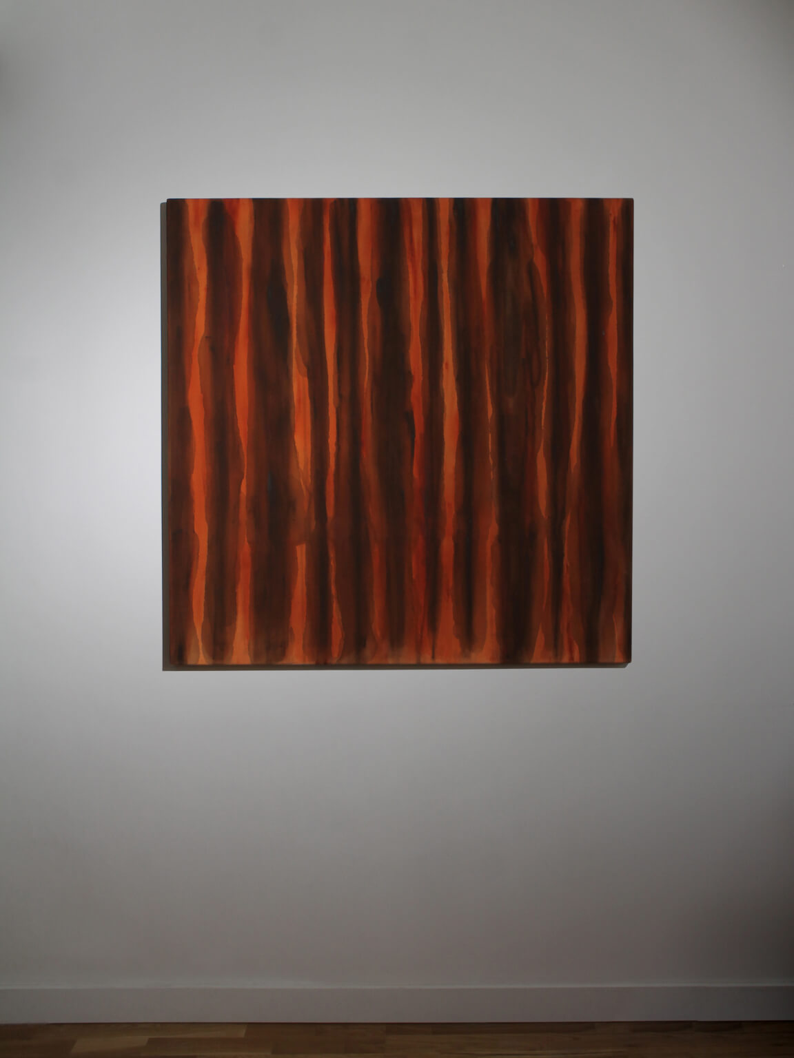 Vertical Organic Lines In Umber, Author Painting — view 9