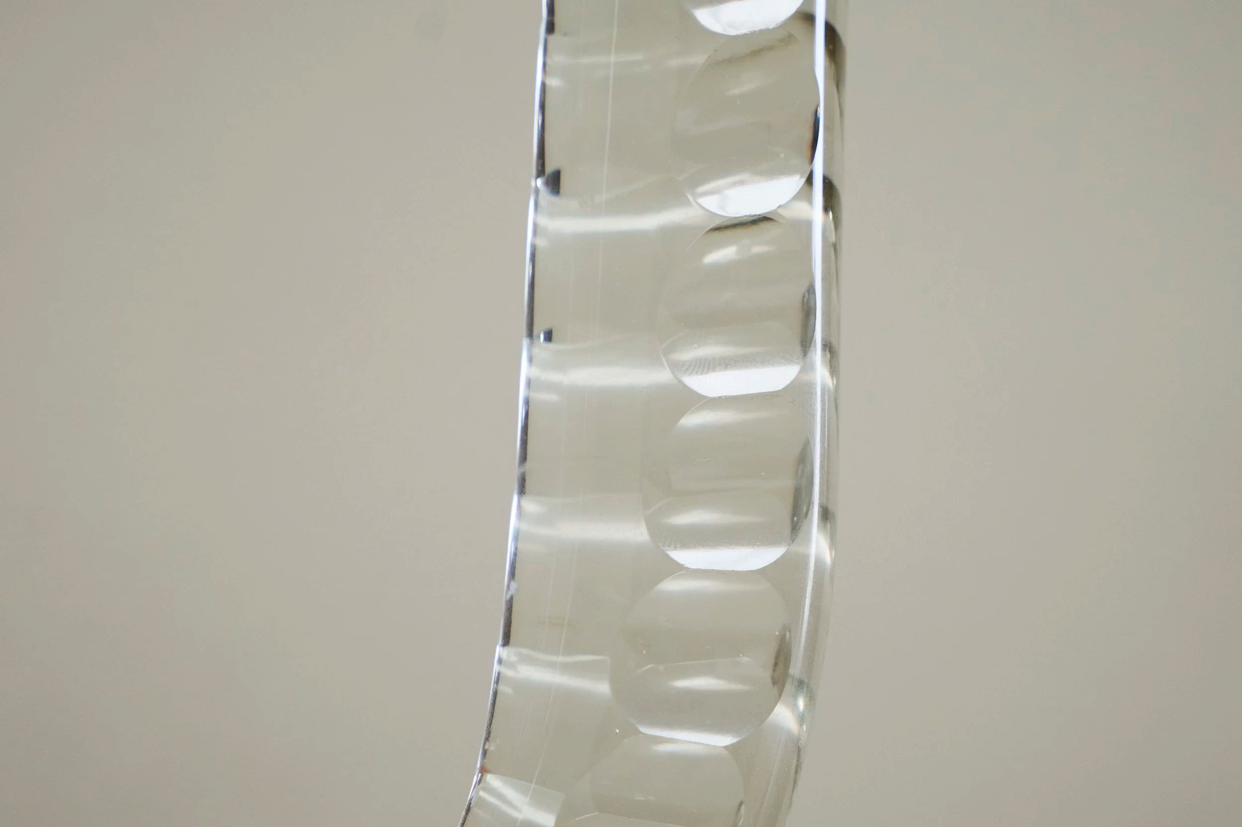 Wonderful Pair of Crystal Art Deco Candle Holders, France 1930s — view 9