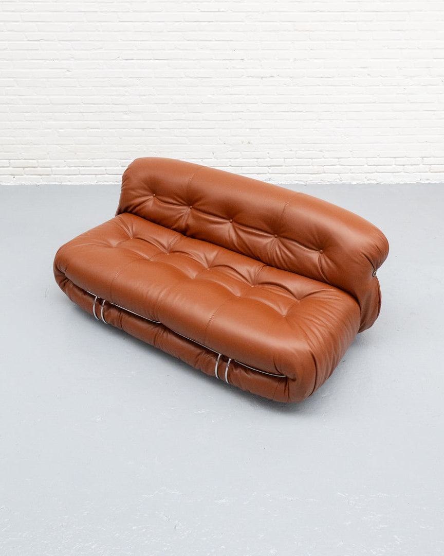 Cassina Soriana Two-seater Sofa by Afra & Tobia Scarpa