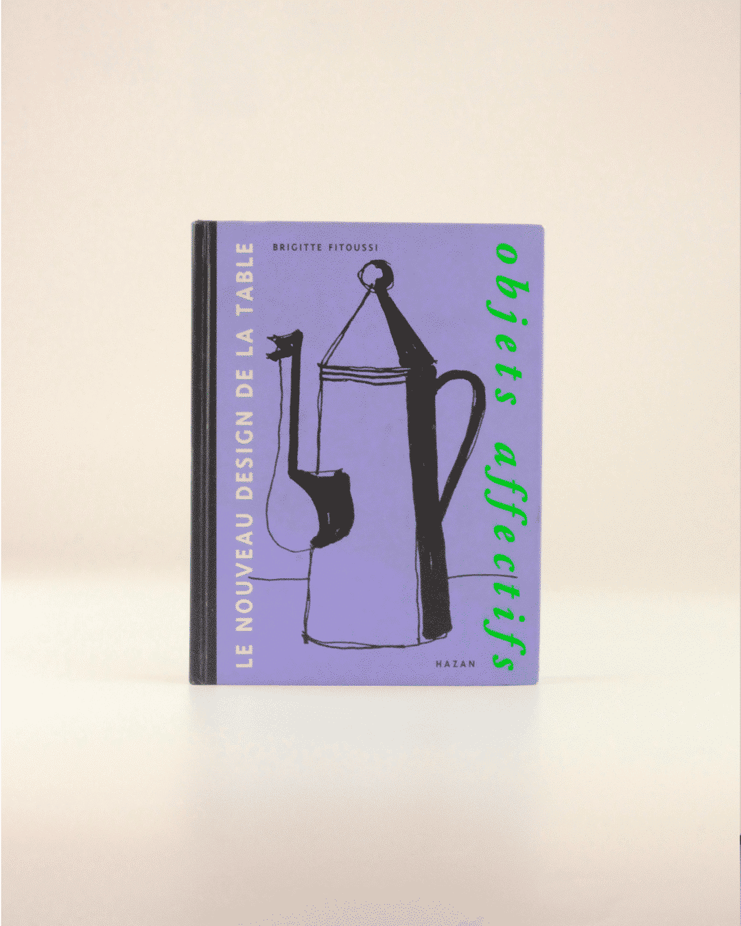 Objets Affectifs: Le Nouveau Design de la Table' Book — front view on neutral background