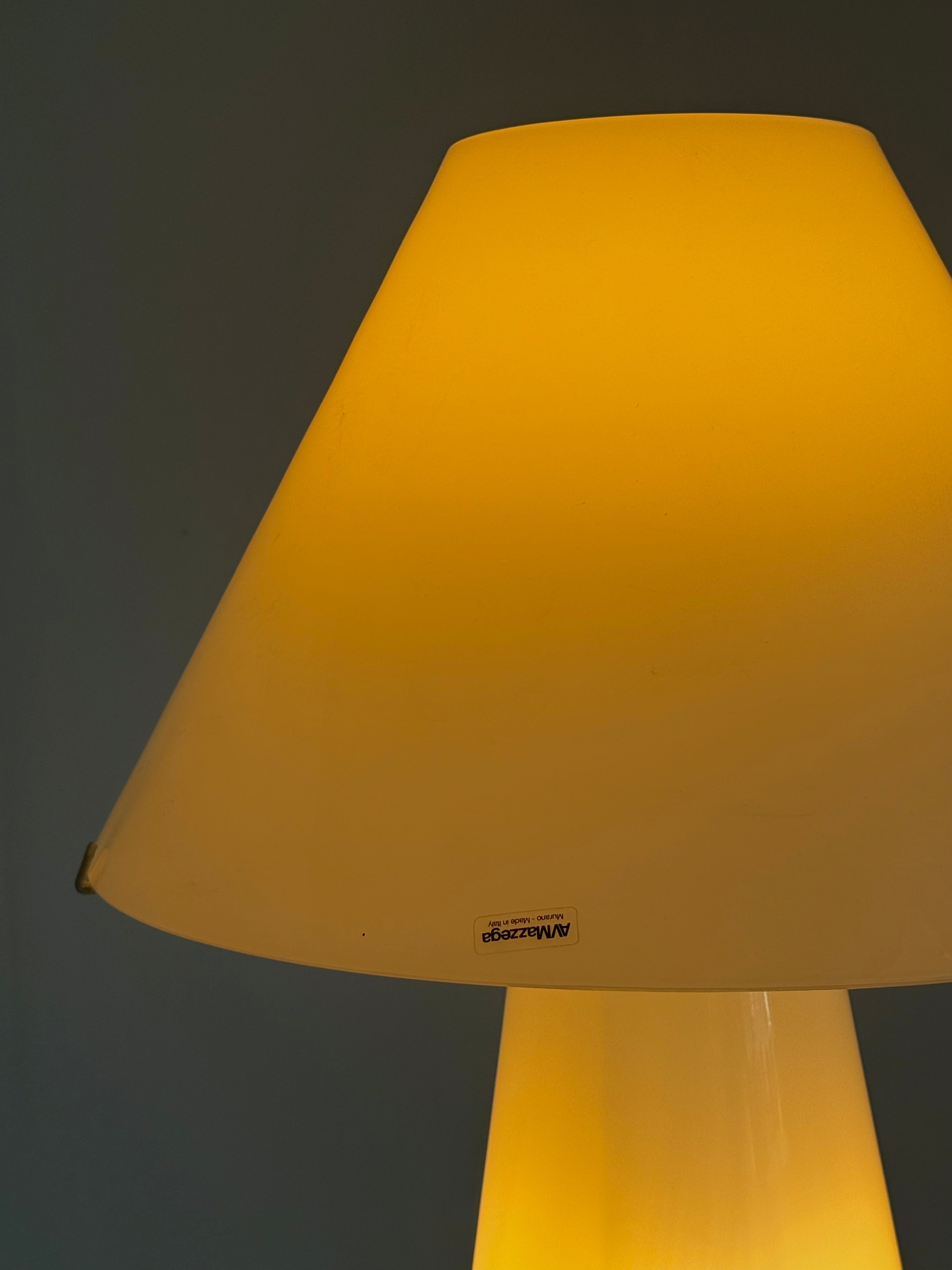 Vintage Italian Mushroom Table Lamp by Carlo Nason for AV Mazzega large — in context