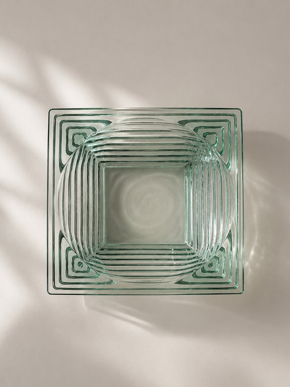 Art Deco Revival fruit bowl - 1980s — detail view