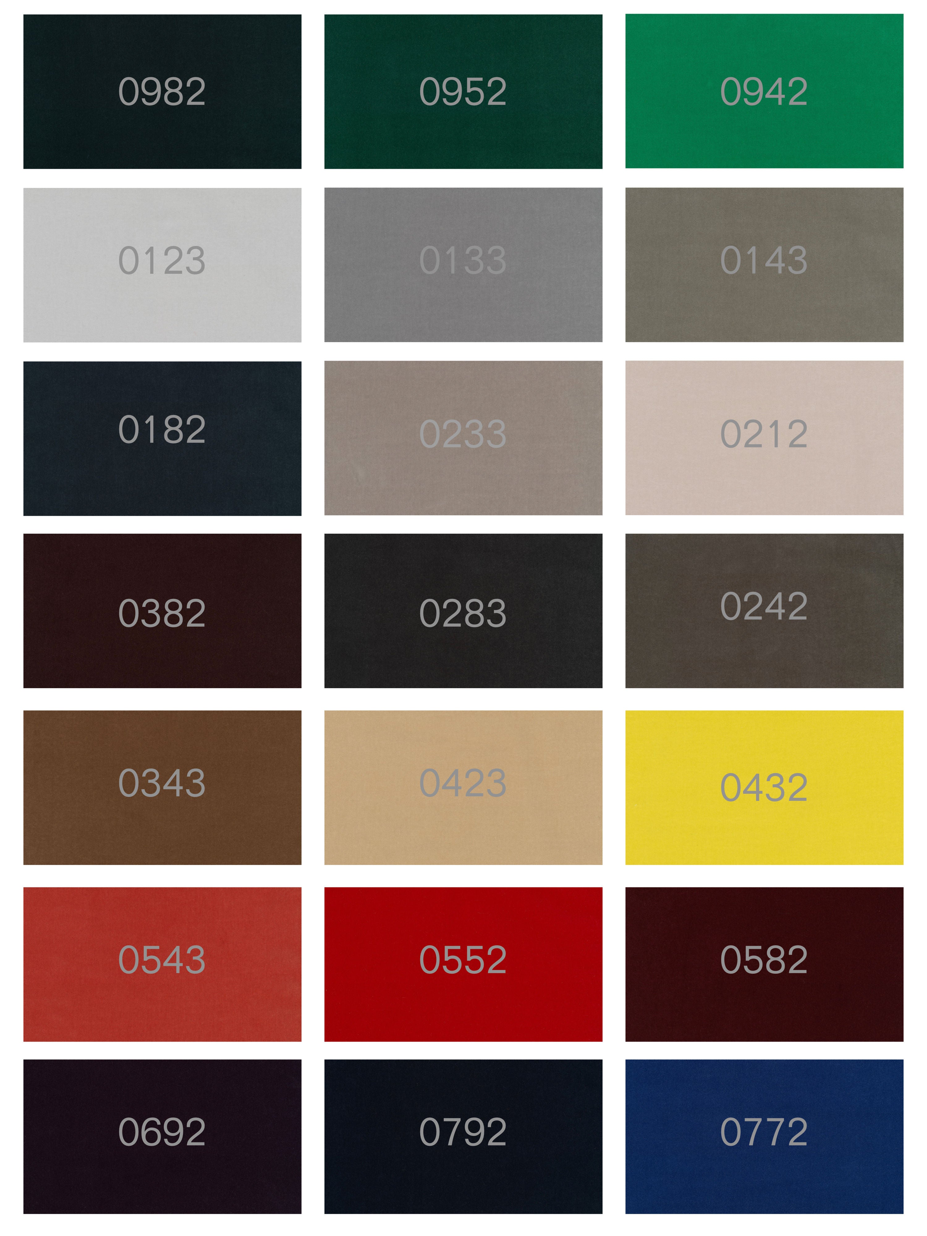 Monteverdi Daybed — close-up of fabric color swatches