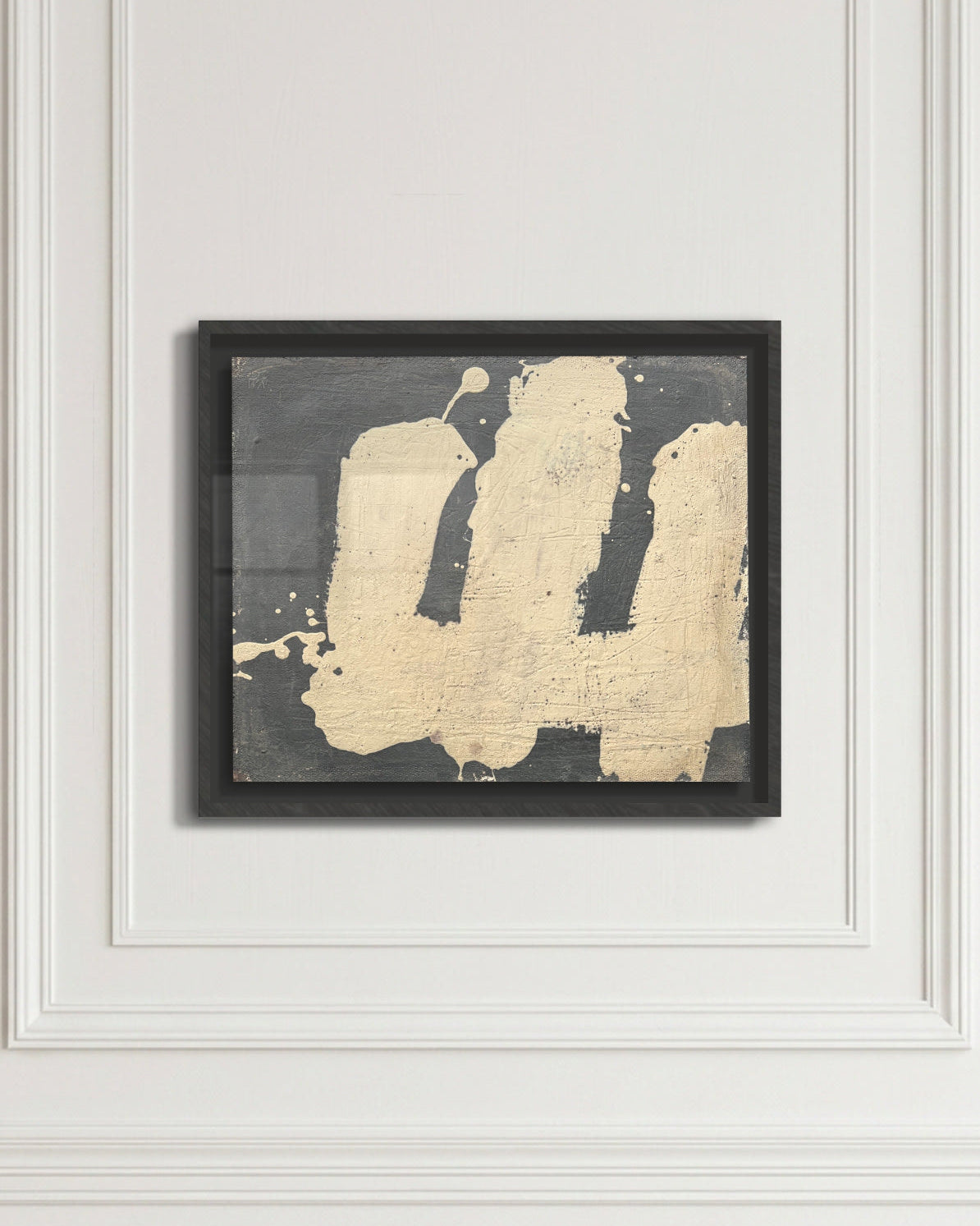 "Nazaré" Ink, Oil and Pigment on Board — side angle