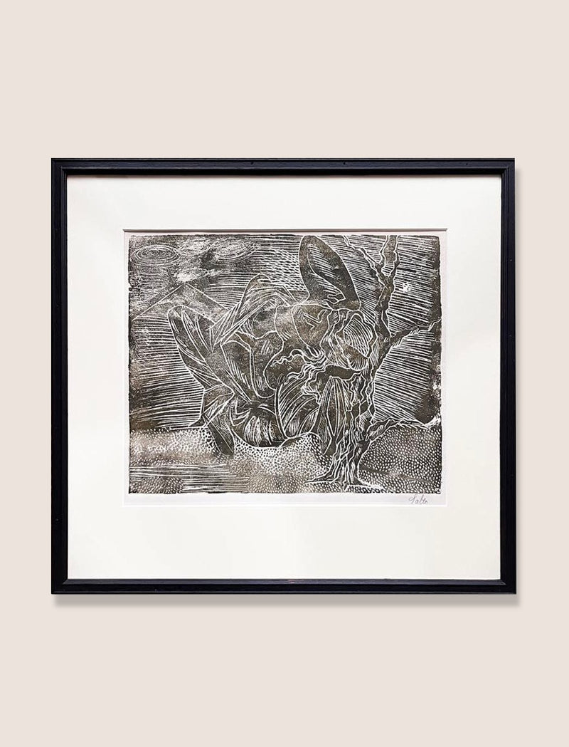 Axel Salto Original Woodcut circa 1930s by Médecine | The Oblist