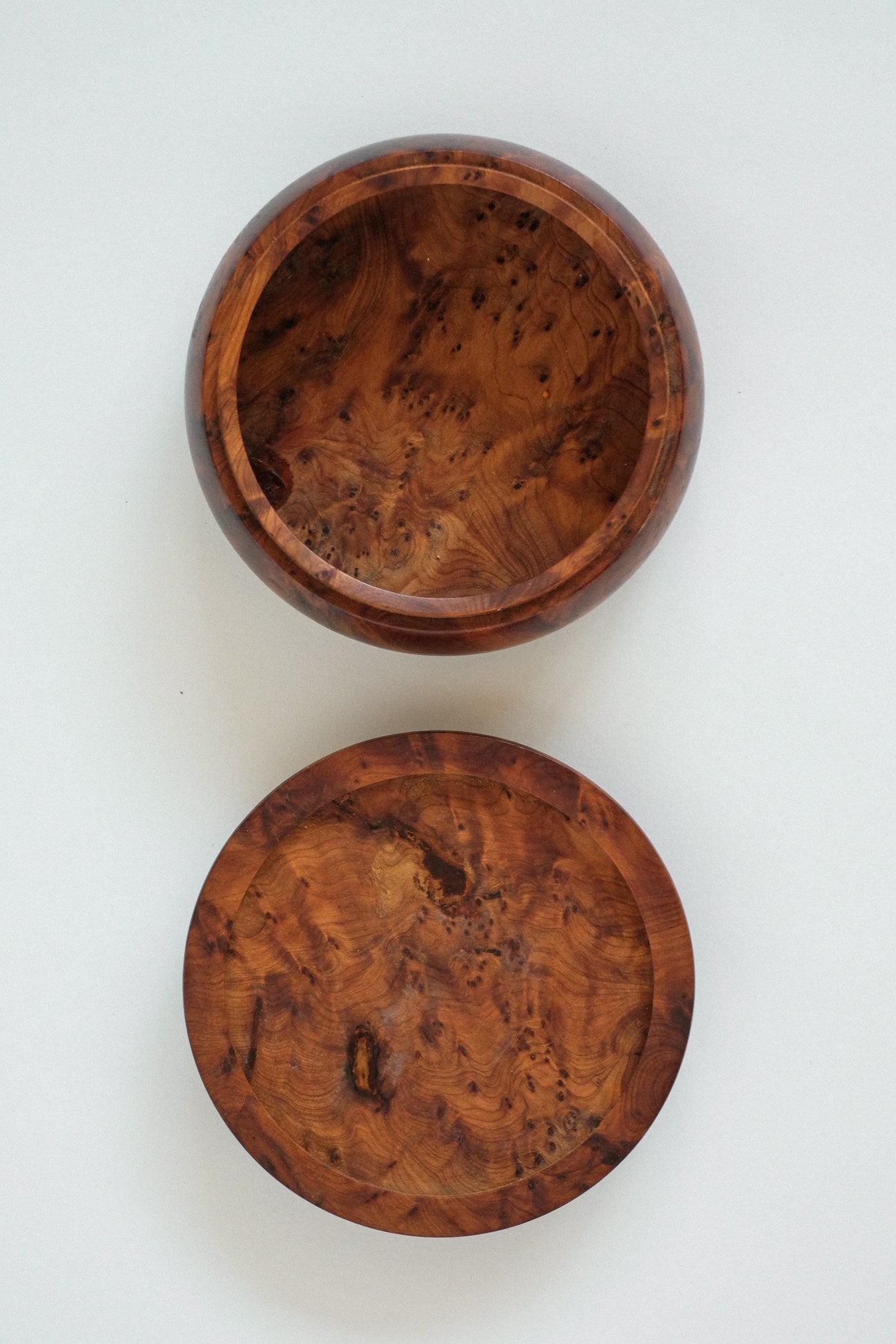 Thuya Wood Box — lifestyle setting