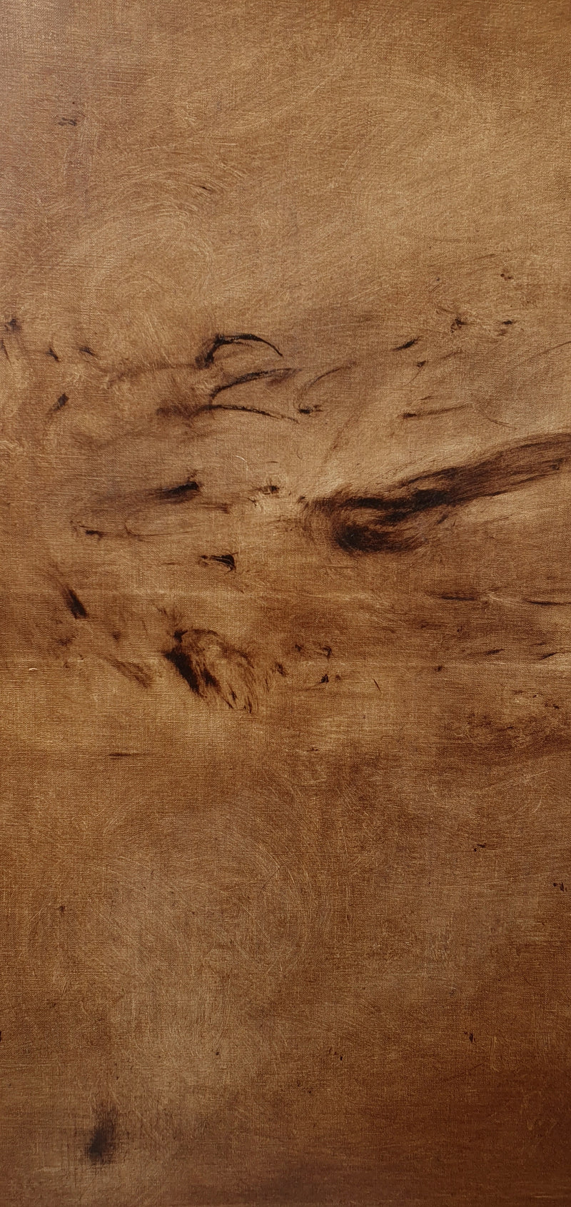 'Florentine chalk/wood' painting — detail view