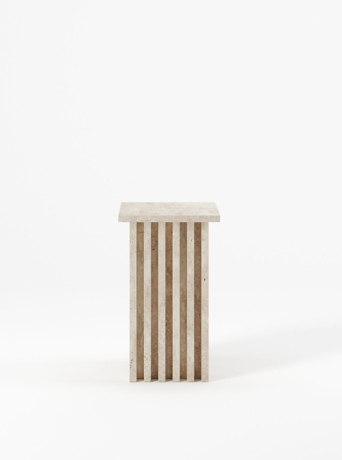 Table d'appoint Vondel en travertin