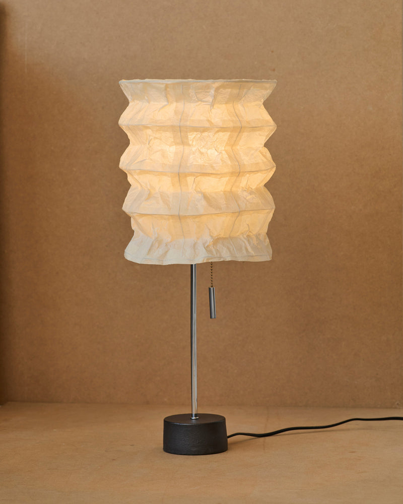 Vintage Ikea paper table lamp C. 1990 by DIG IN JAPAN | The Oblist