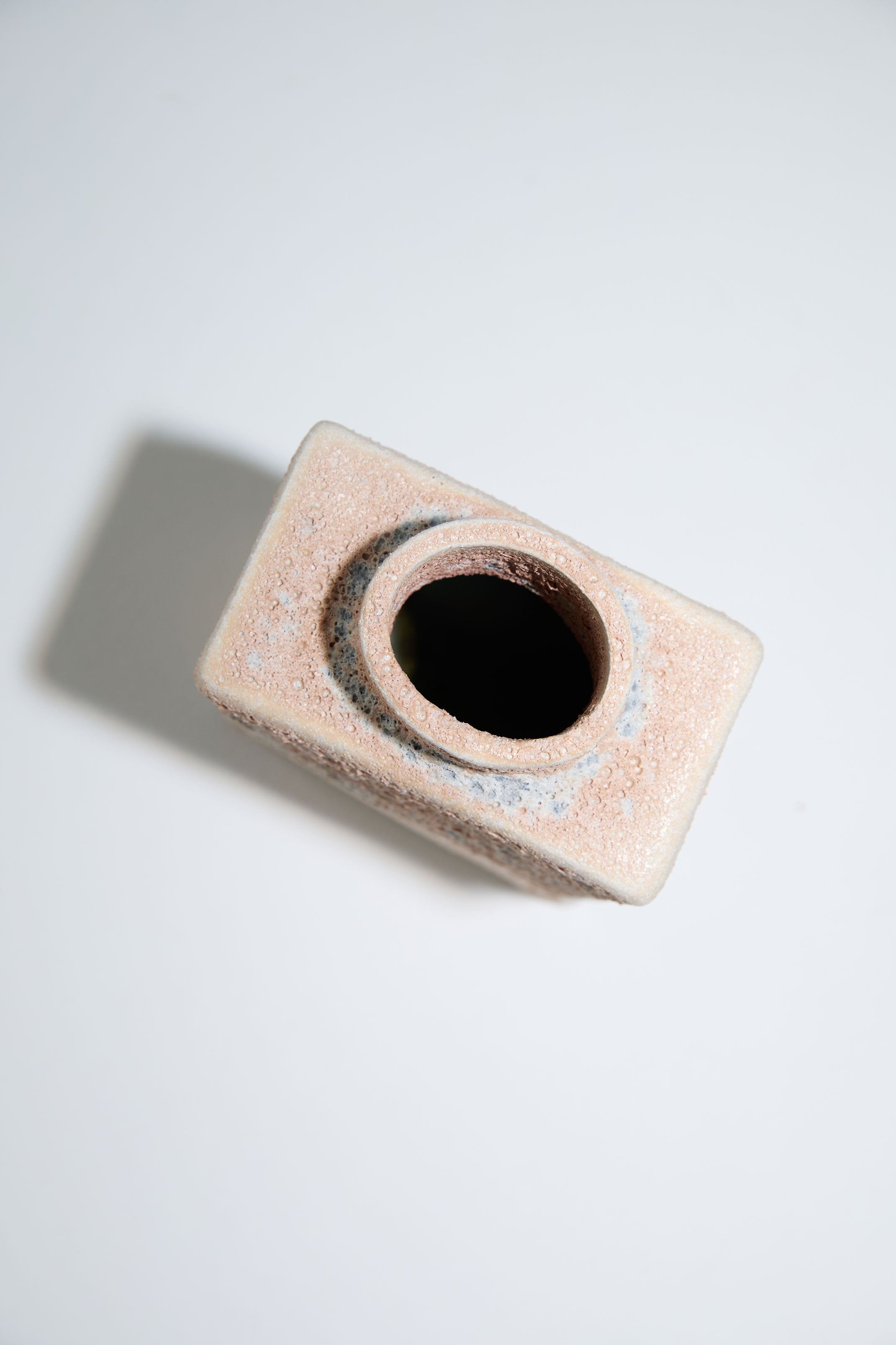 Cuubik - Small Lichen Ceramic Vase  — lifestyle setting