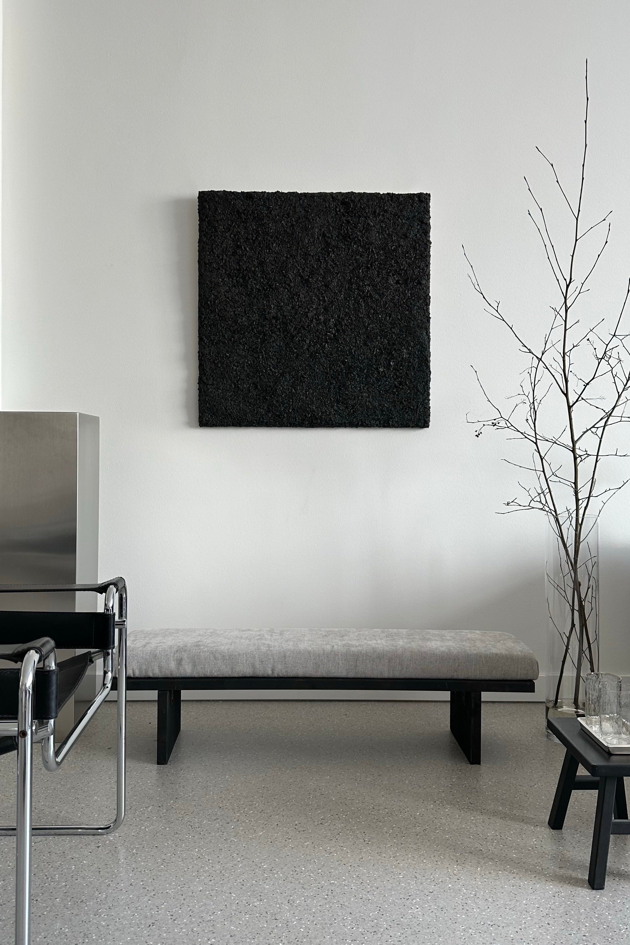 'ARCHE 01' sculptural wall art — detail view