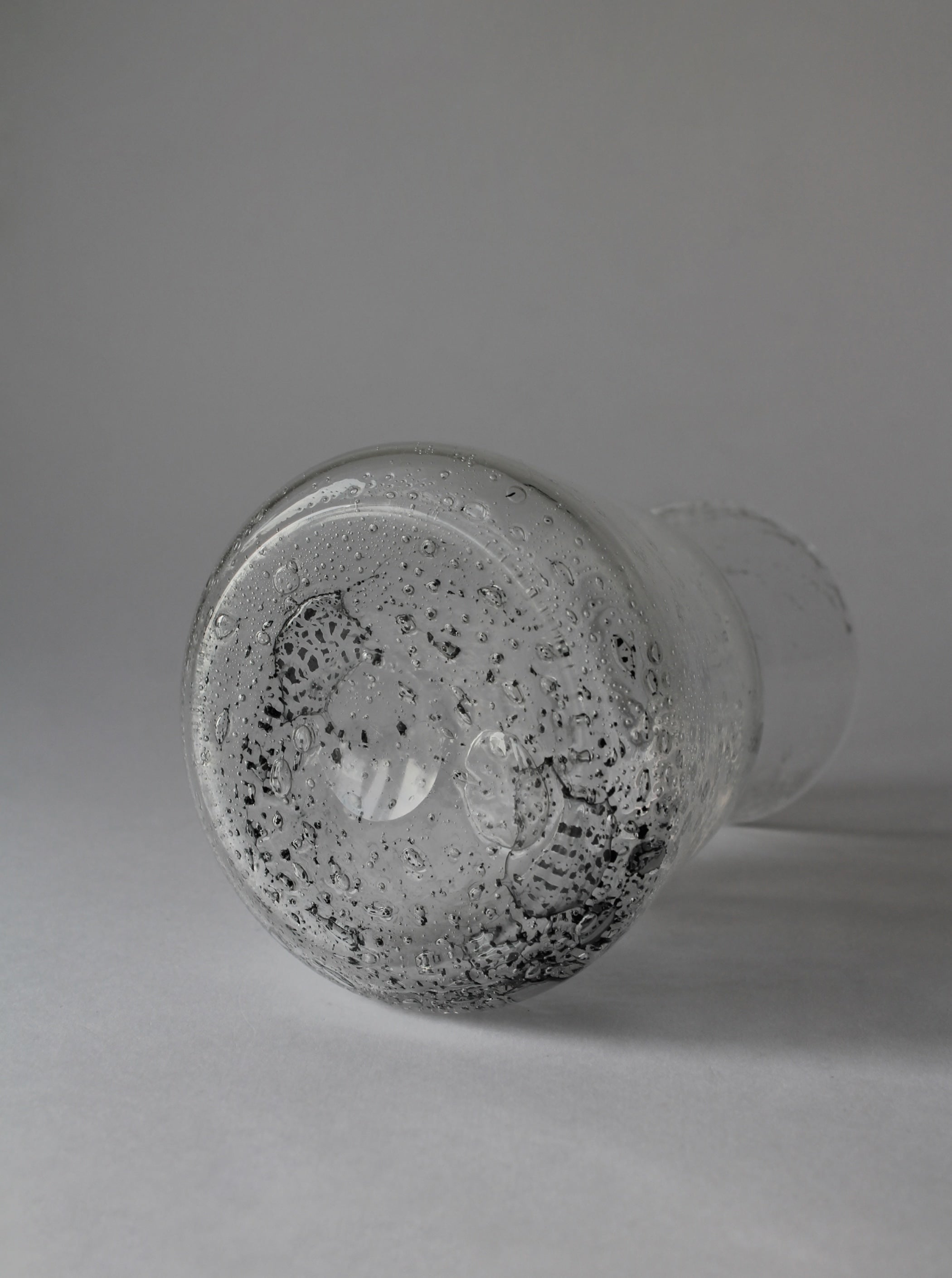 Vase en verre à bulles suédois Erik Höglund