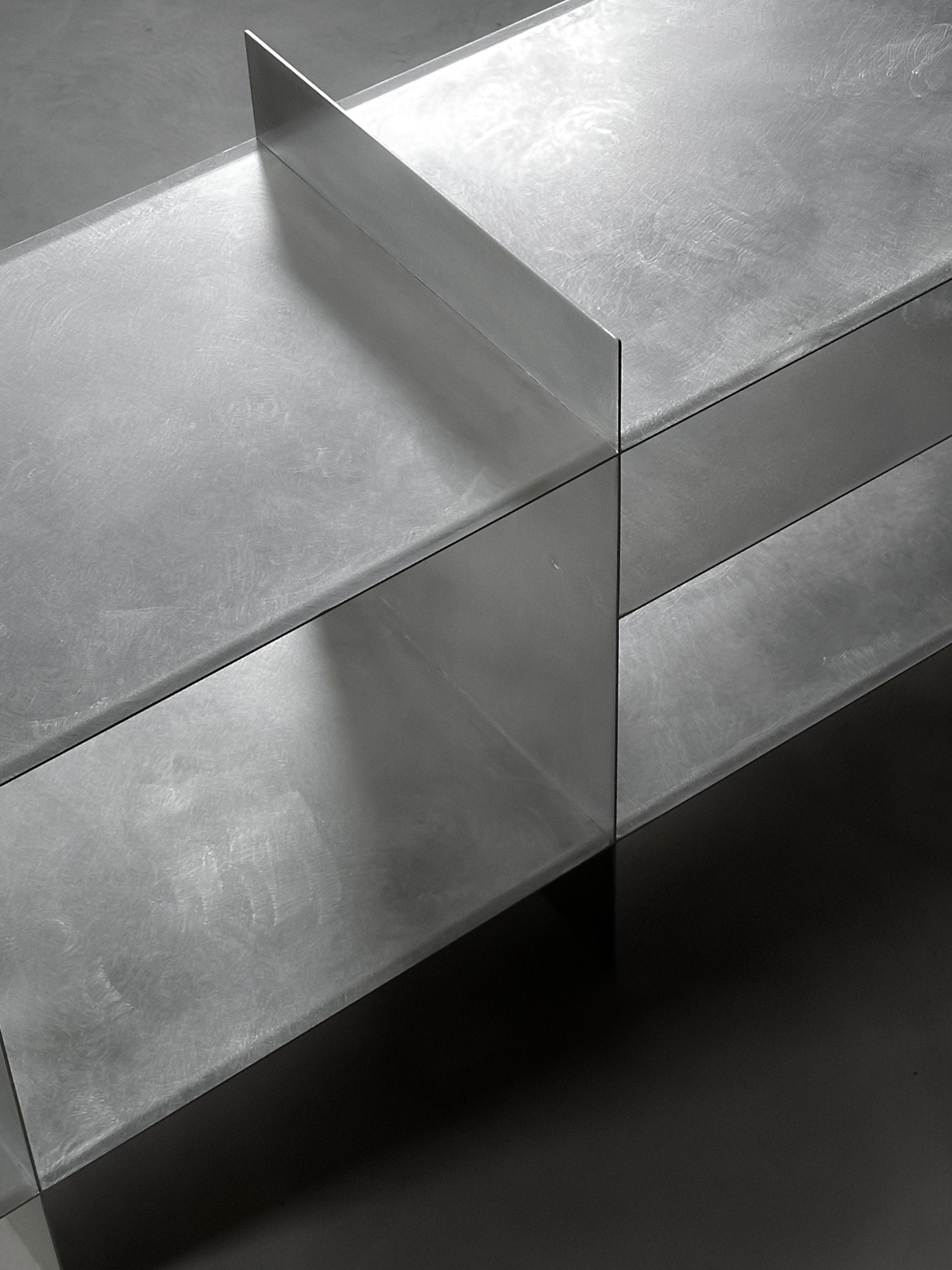 Steel Grid Shelving Unit — alternate view
