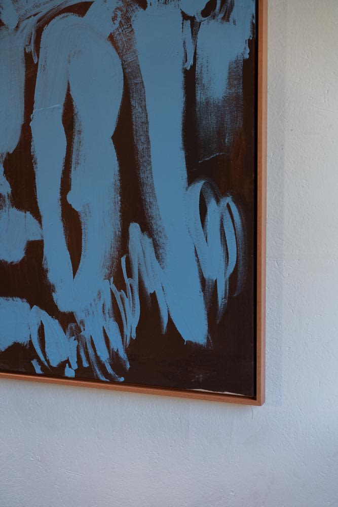 `SOMETIMES IT´S SO SIMPLE´ - Abstract Acrylic Painting — side angle