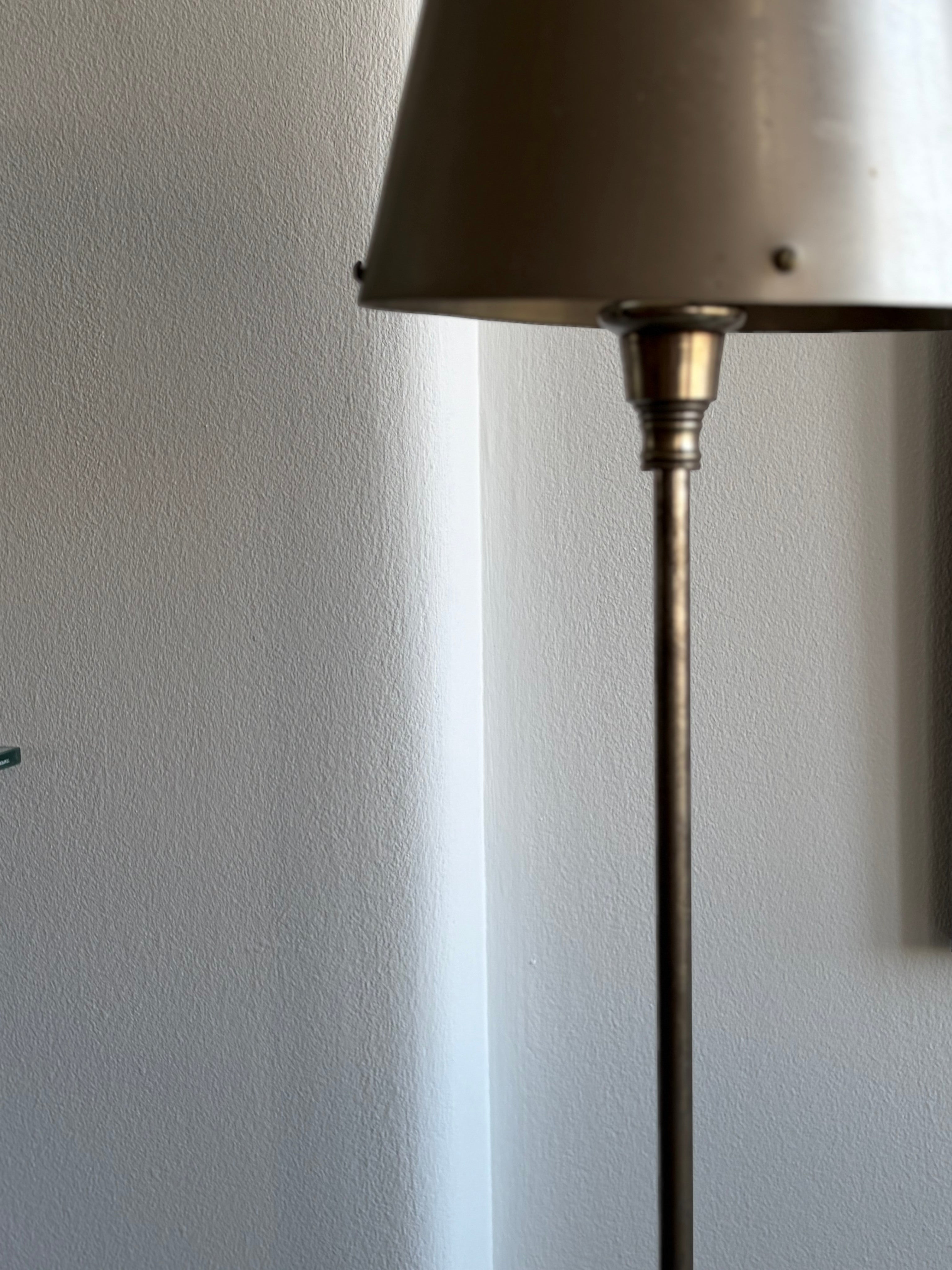 French Modernist Table Lamp by Jacques Pergay, 1970s — lifestyle setting