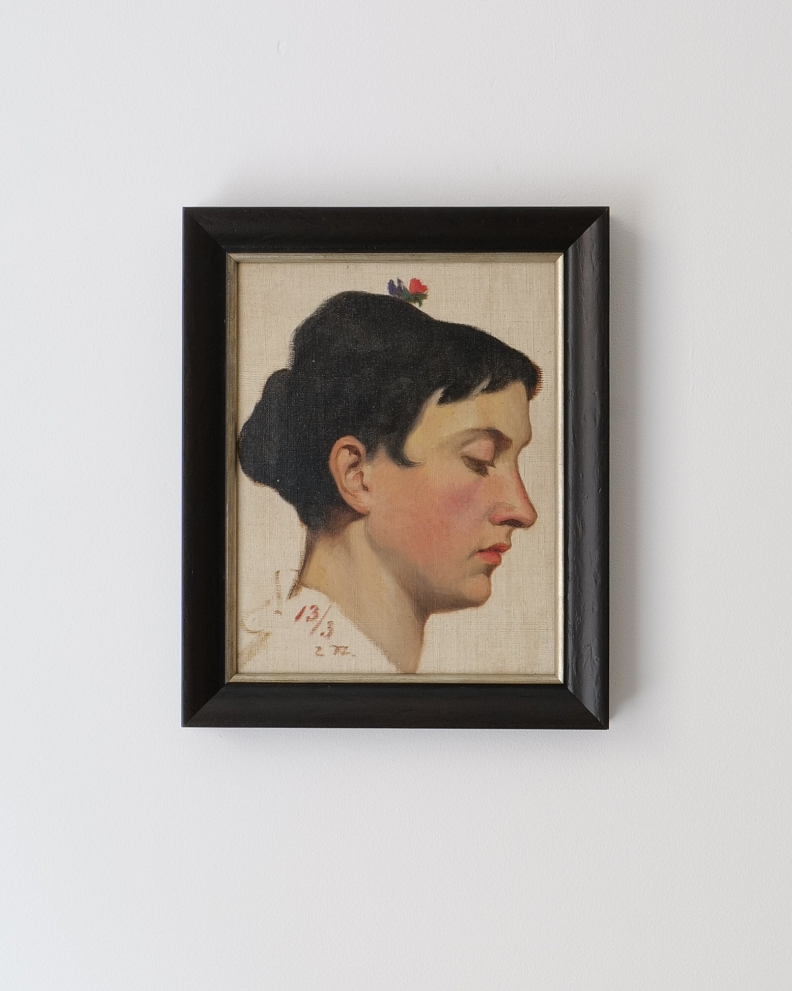 French Academic Portrait in Oil, France 1913 by Collection apart | The Oblist