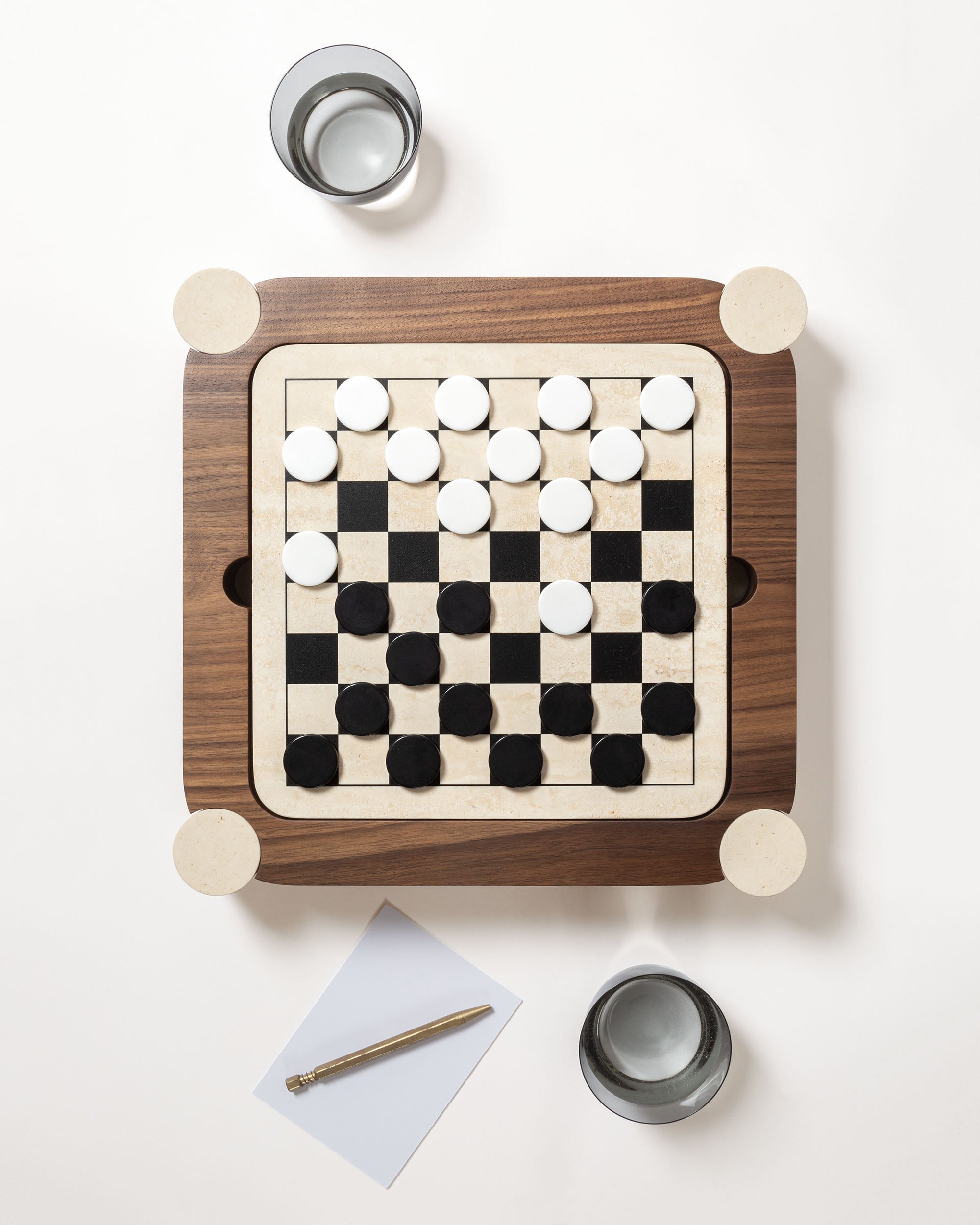 Ensemble de jeu d'échecs / dames MOCAMBO