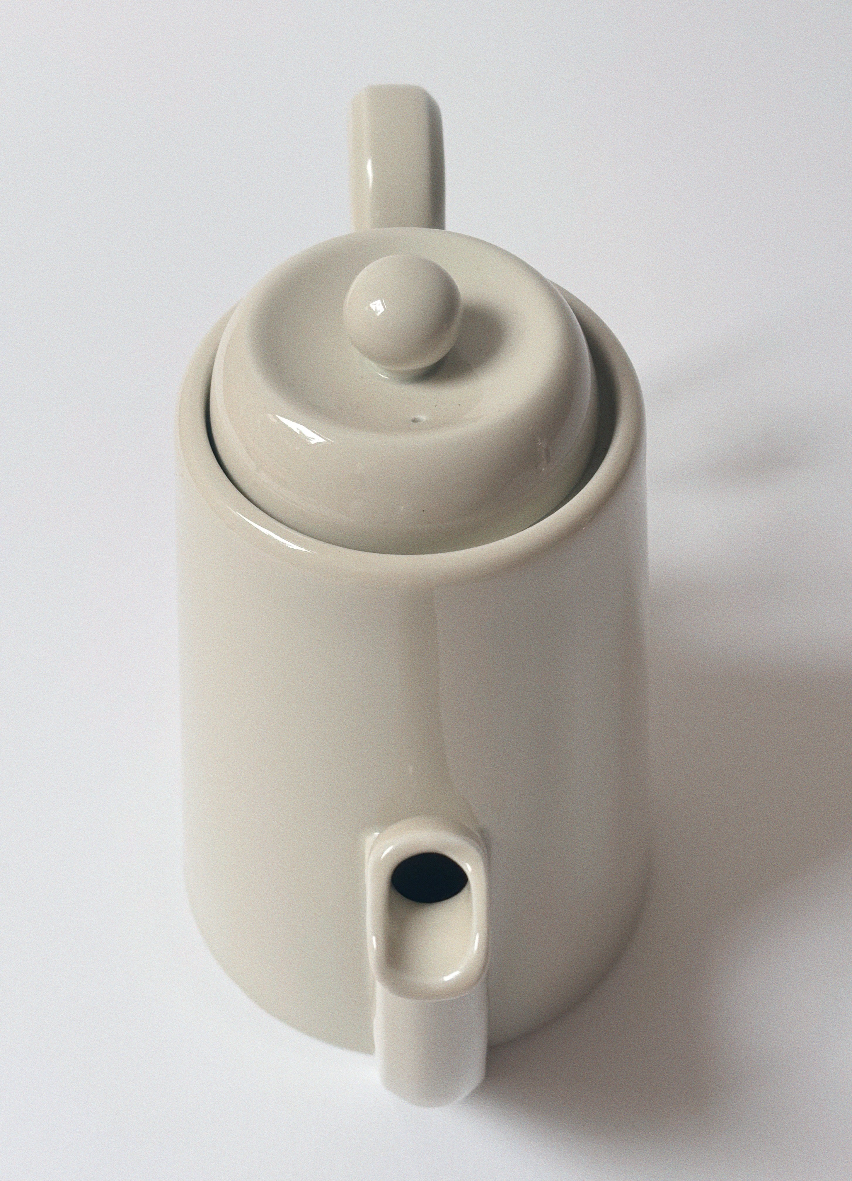 Art Nouveau Insulated Teapot, Germany — side angle