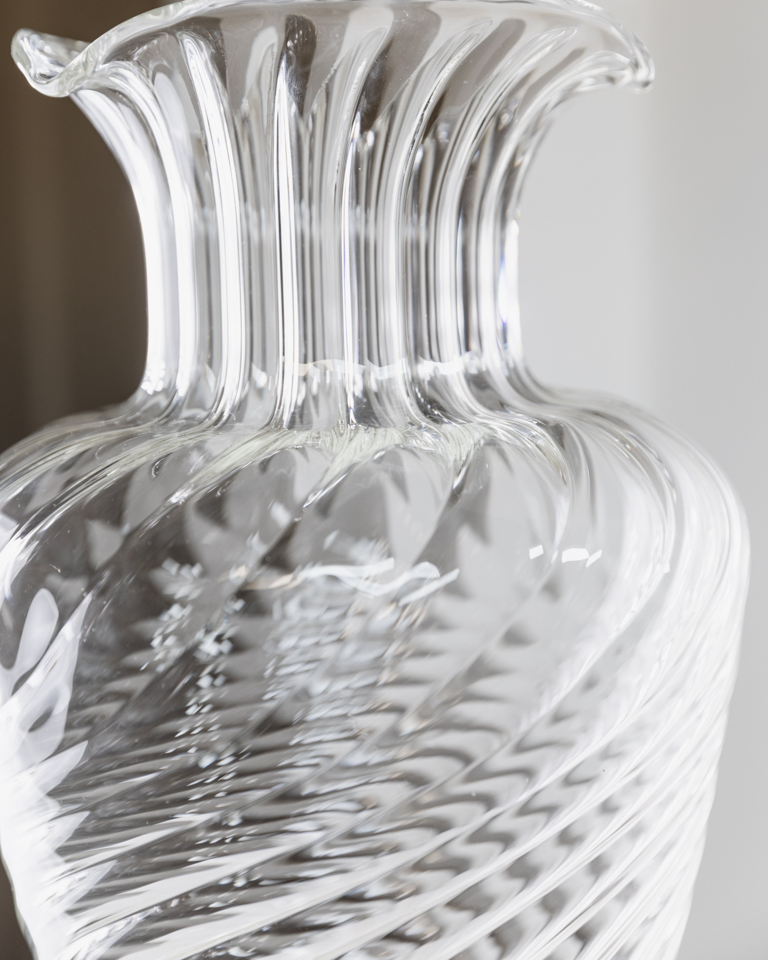 Grand Vase en Verre par Soffiera Parise, Italie, années 1970