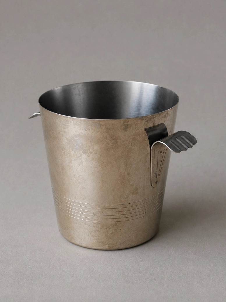 1960s French Vintage L'Etang Remy Champagne Bucket — lifestyle setting
