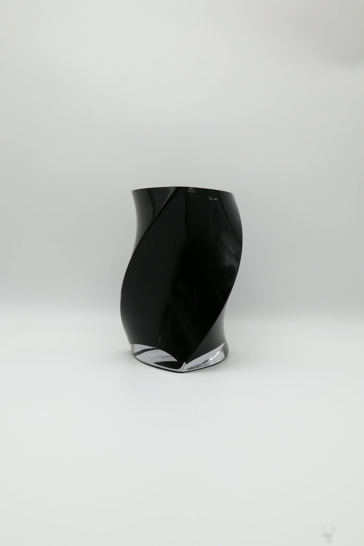 Piet Hein ‘Twister’ Vase – Denmark (1990s) — side angle