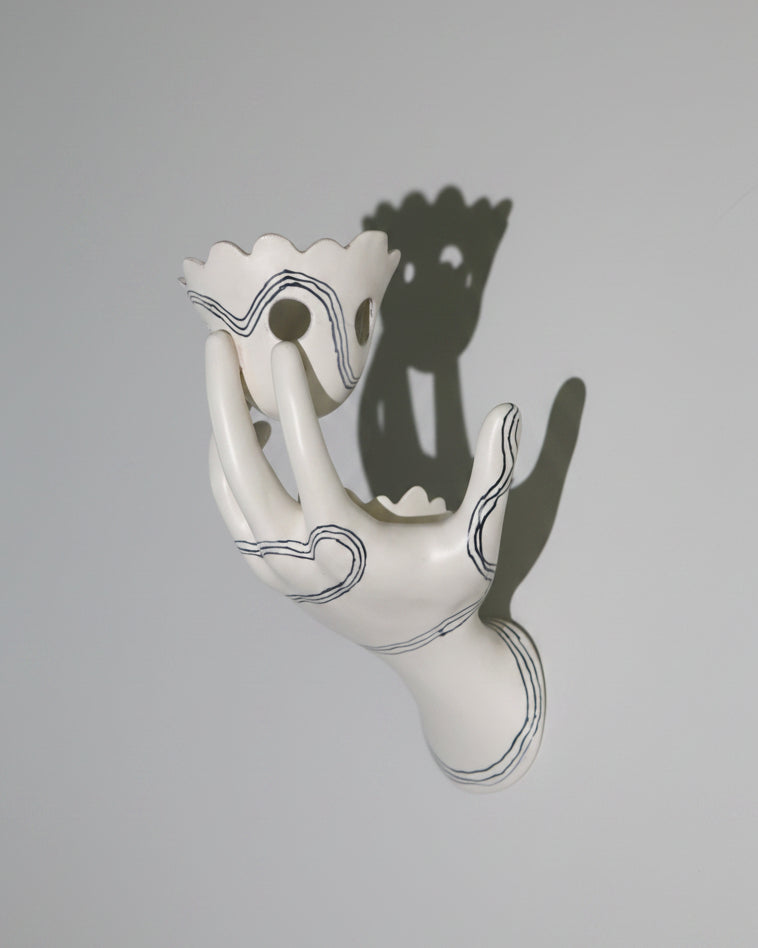 Wall Candle Holders in Ceramic and Glazed Ceramic by House of Quentin Jones | The Oblist