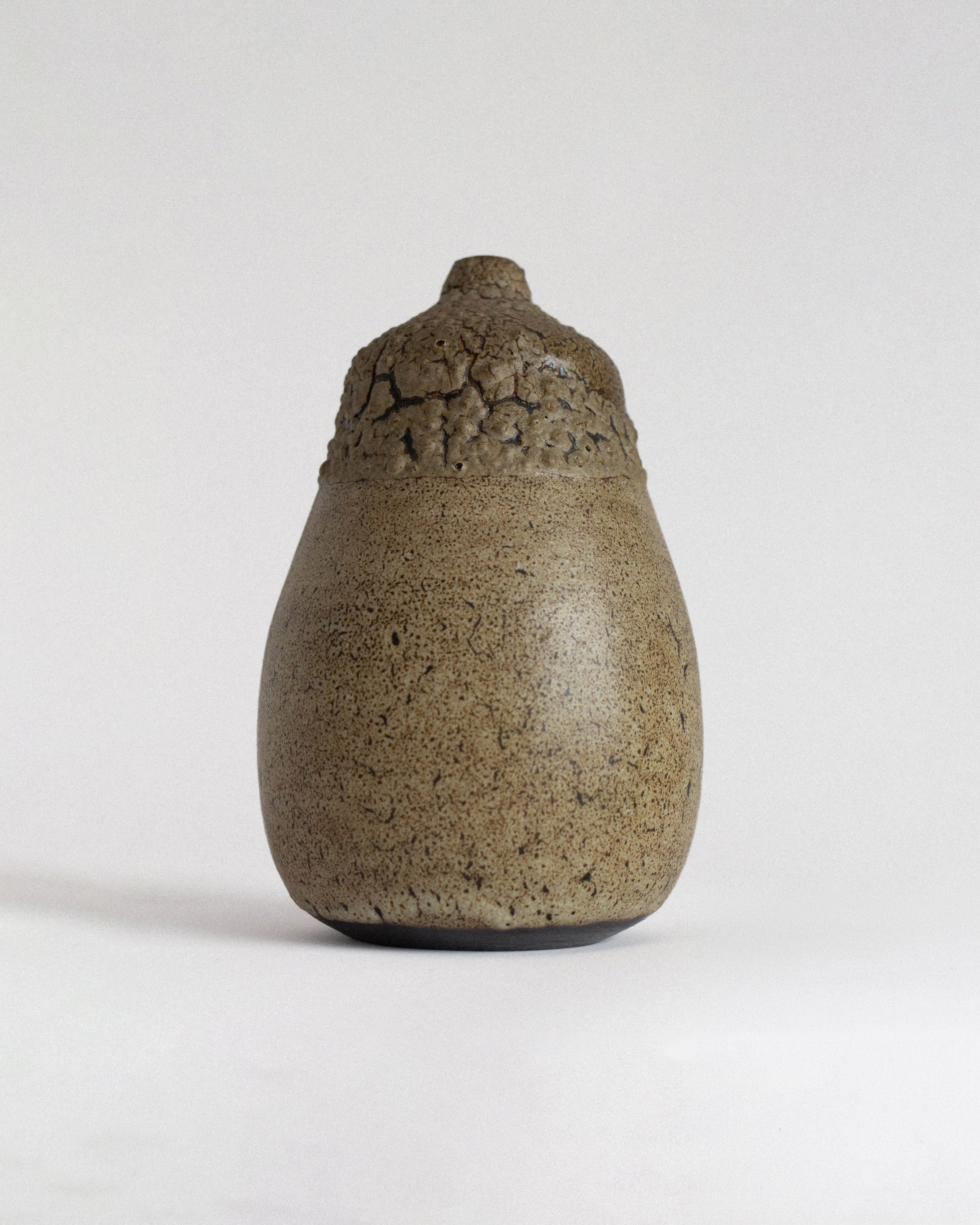 Textured Ceramic Single-Stem Vase by of matter | The Oblist