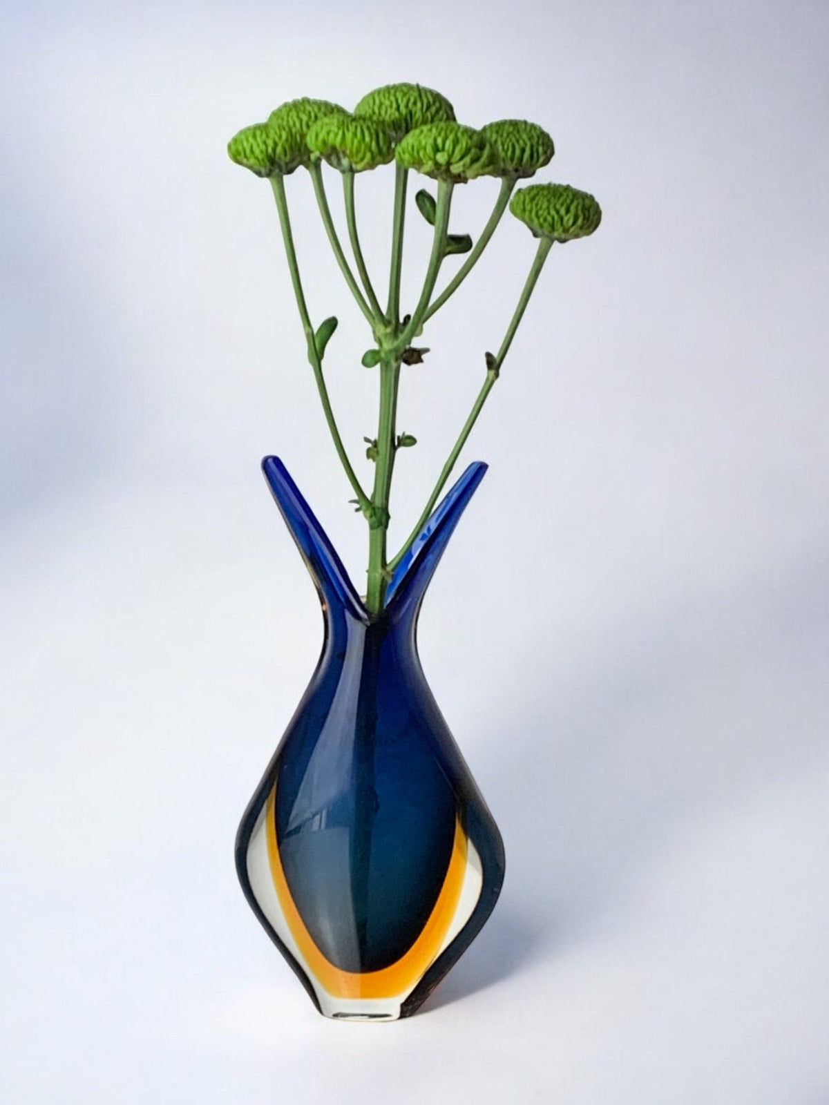 Murano glass "Fish" vase by Flavio Poli, Murano, Italy, 1970s — side angle