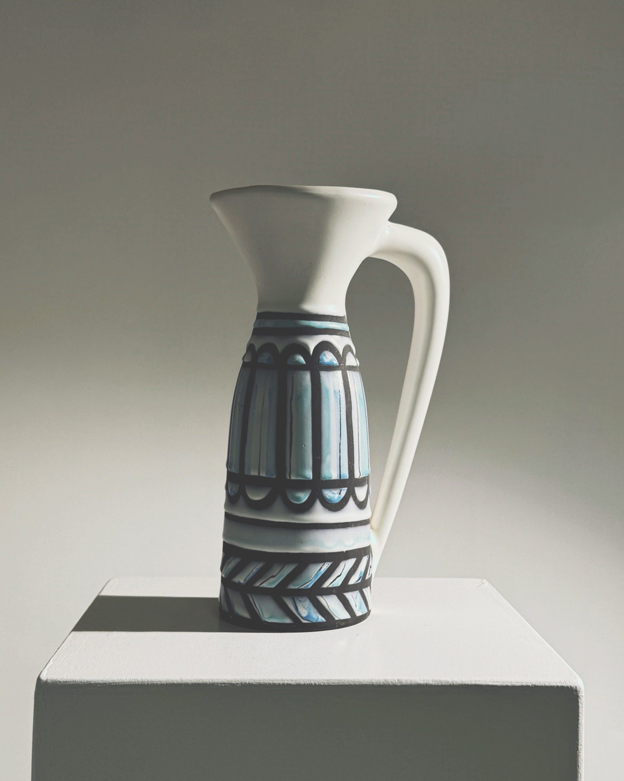 Ceramic Pitcher by Roger Capron, France, circa 1950