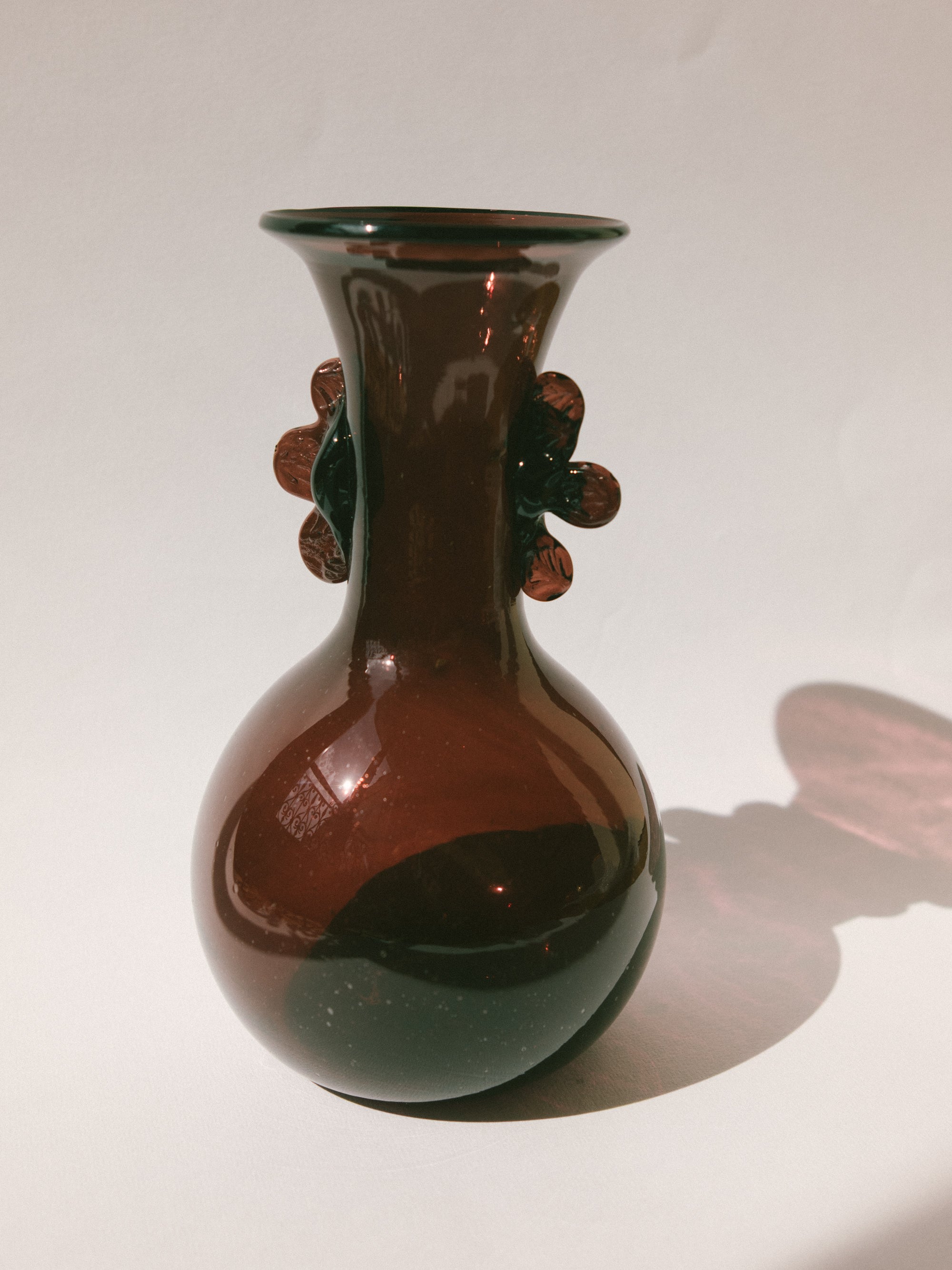Murano Glass Vase, Aubergine Tone, Italy, 1970s by Trove Paris | The Oblist