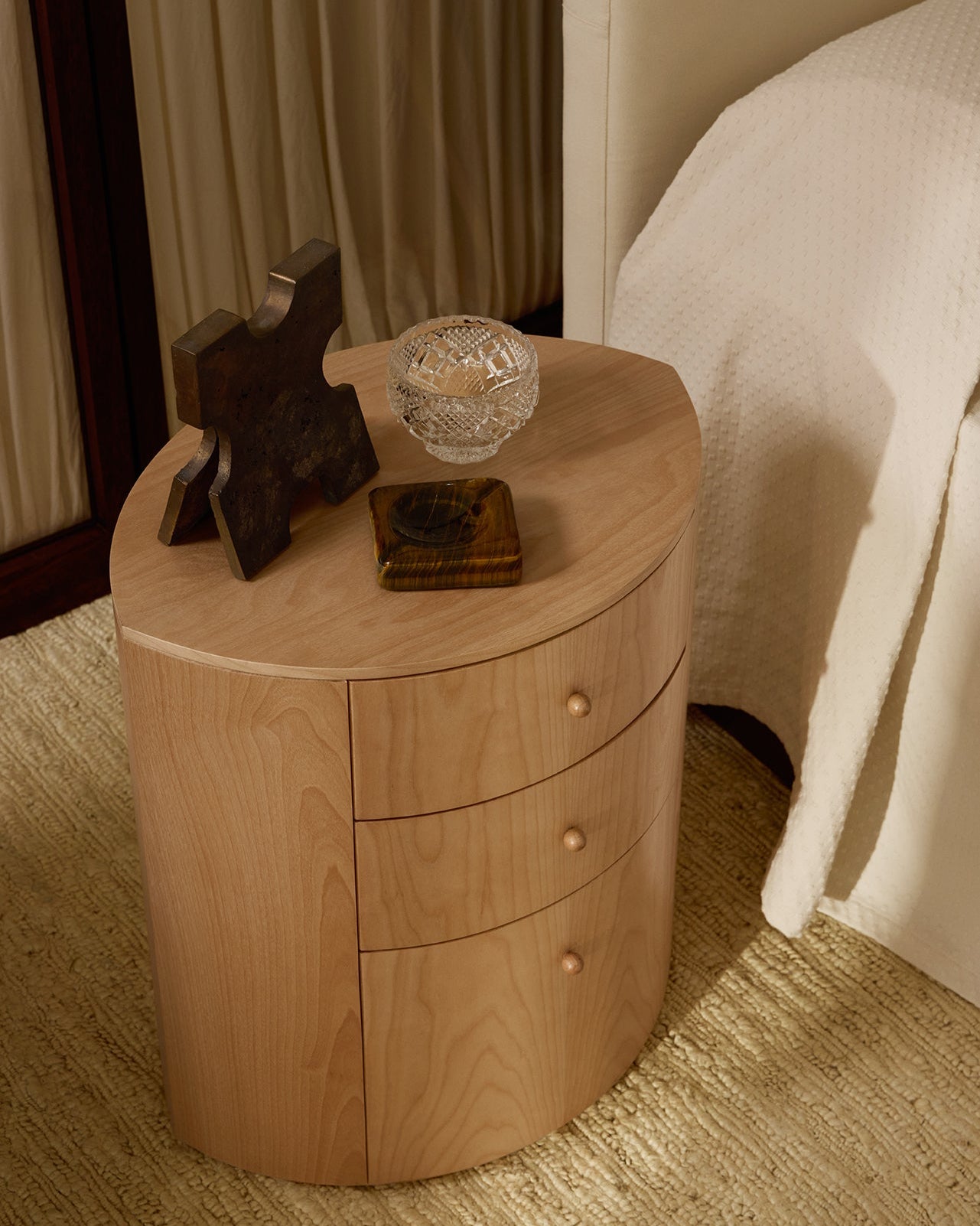 'Observer' Nightstand Natural Birch