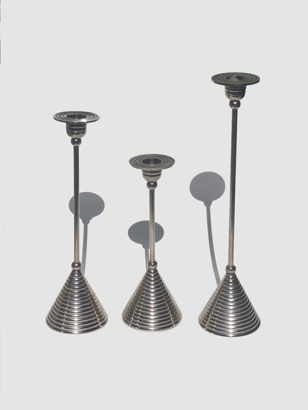 Trio of Candle Holders by Les Objoies | The Oblist