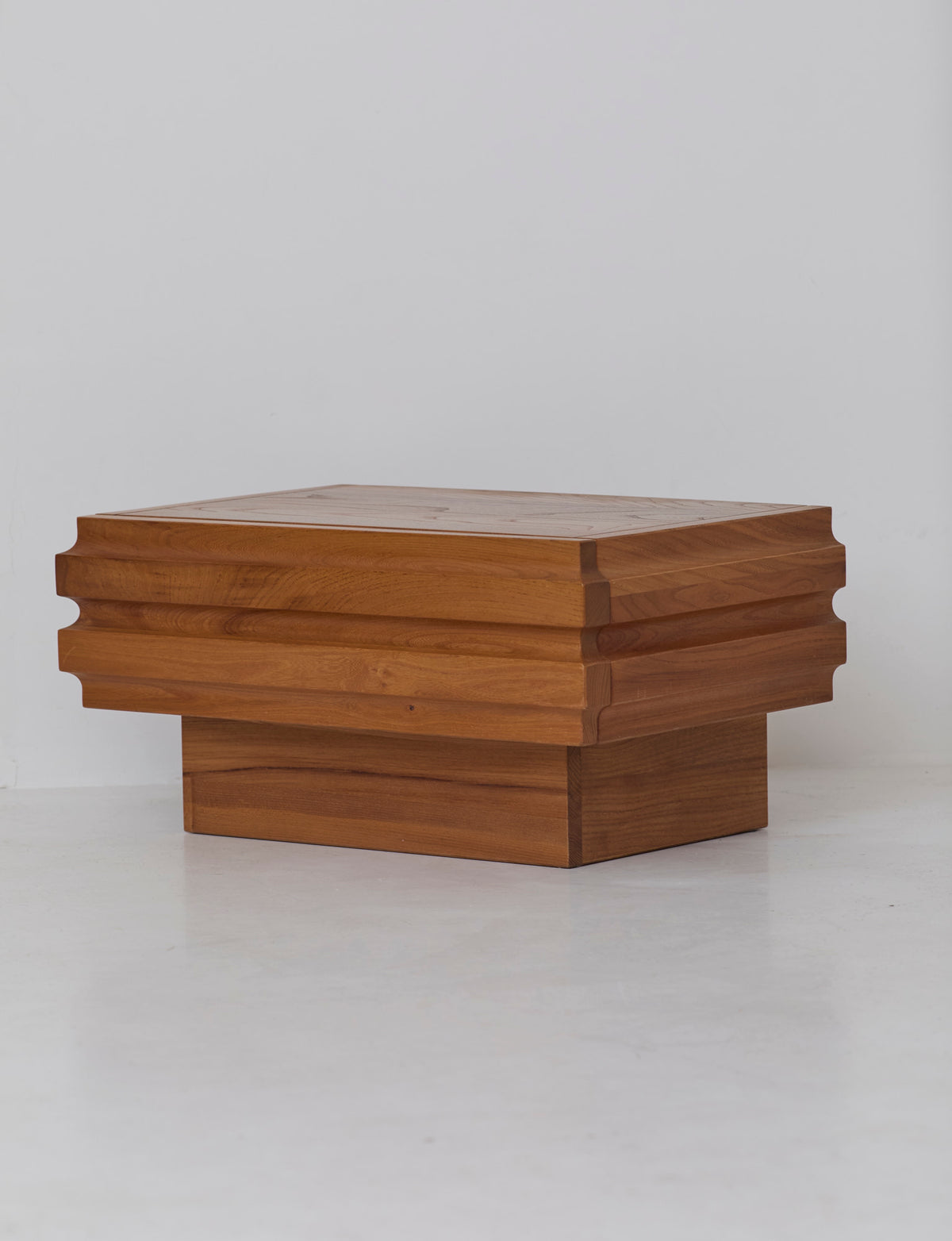 Regain Normandie one-drawer side table in solid elm — additional view