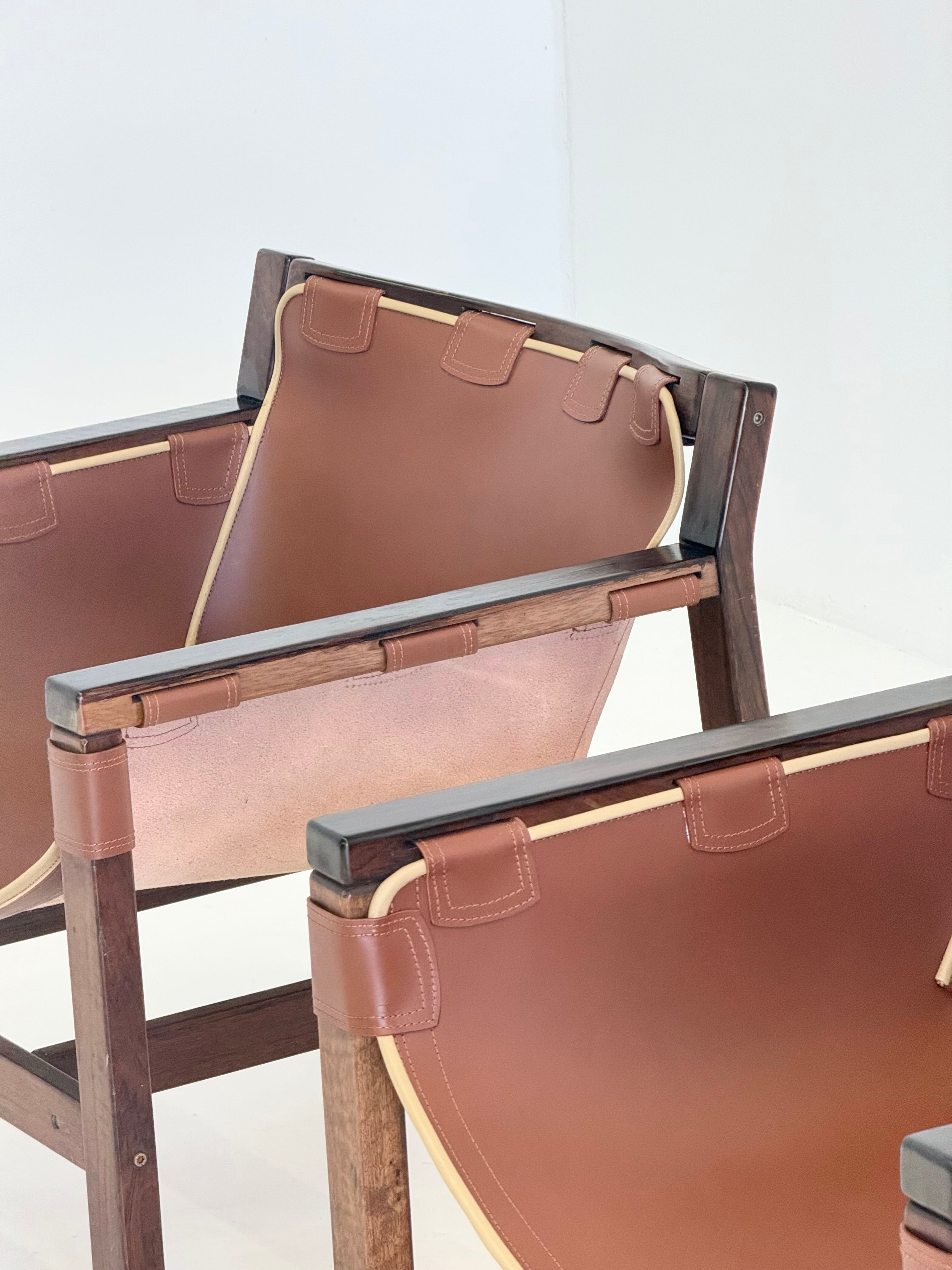 Safari Lounge Chairs by Carlo Hauner for Forma — view 11